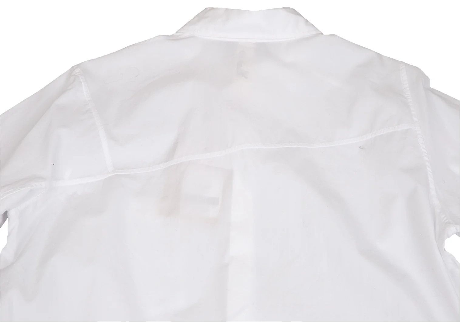 Yohji Yamamoto Cotton Long Sleeve Shirt in White with Sleeve Detail Size US S / EU 44-46 / 1 - 13 Thumbnail