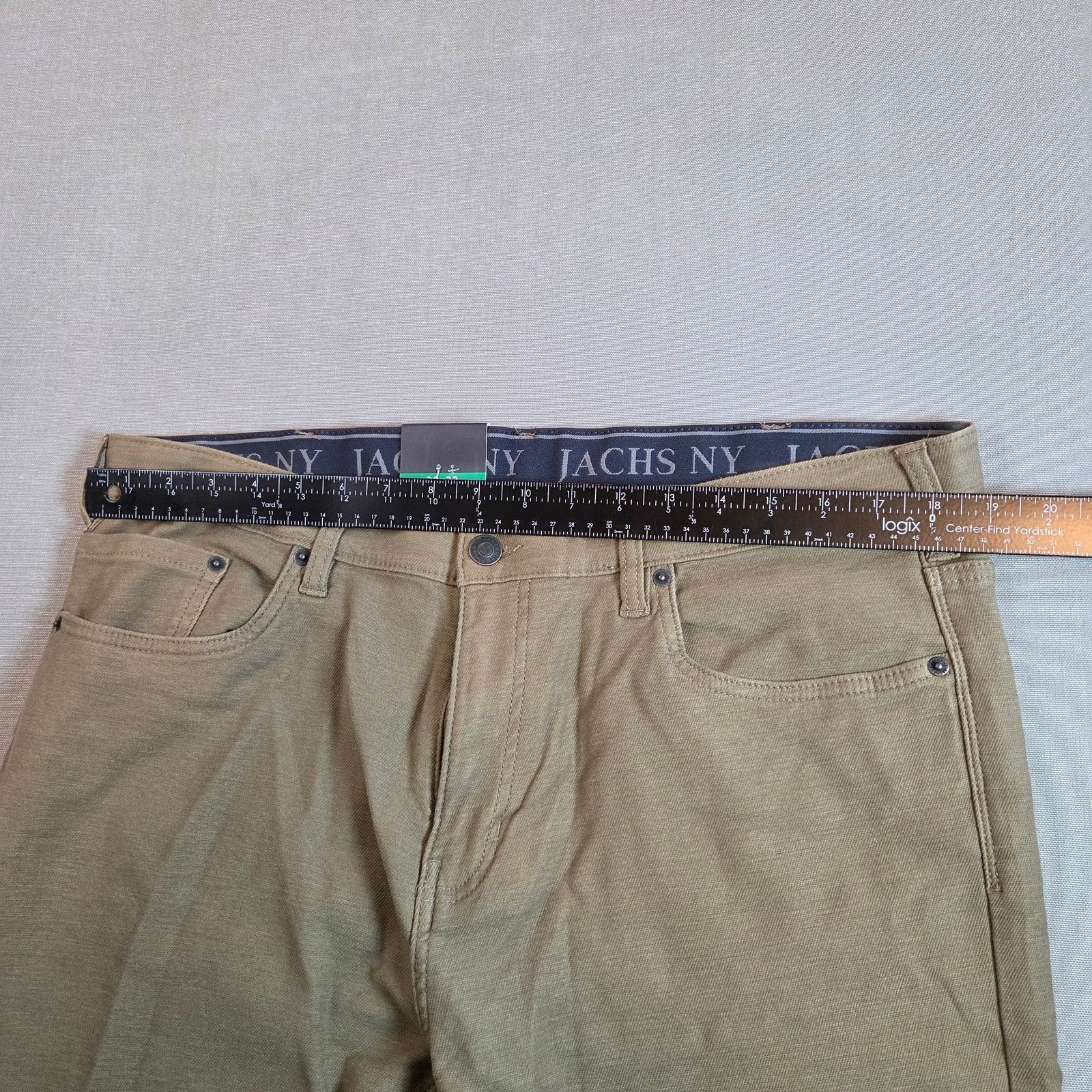 JACHS NY JACHS NY Straight Fit Tan Flex Waist Pants 38x32 NWT Size US 38 / EU 54 - 6 Thumbnail