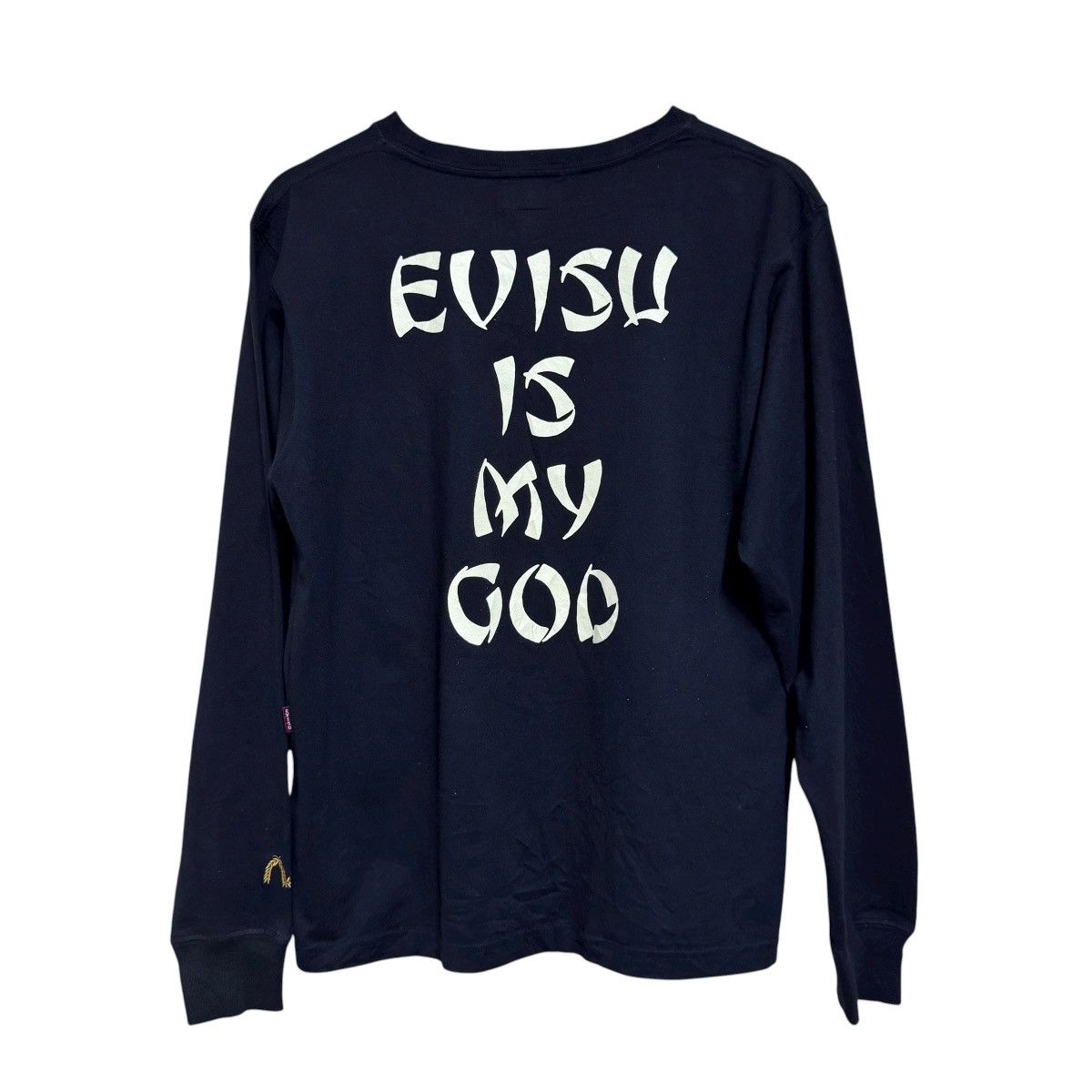 Evisu Evisu Longsleeve Shirt 'Evisu is My God' Size US S / EU 44-46 / 1 - 1 Thumbnail
