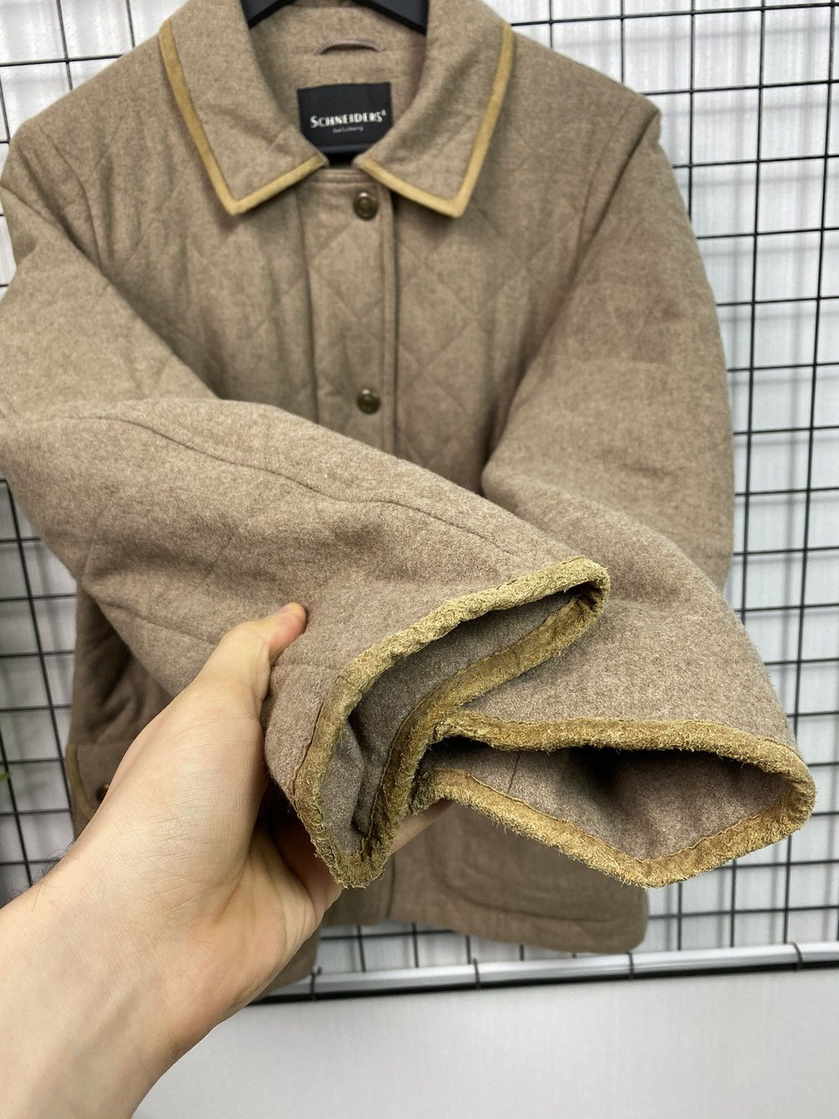 Designer × Stephan Schneider SchneiderS Salzburg Luxury women lana wool jacket Nathalie Size L / US 10 / IT 46 - 9 Thumbnail