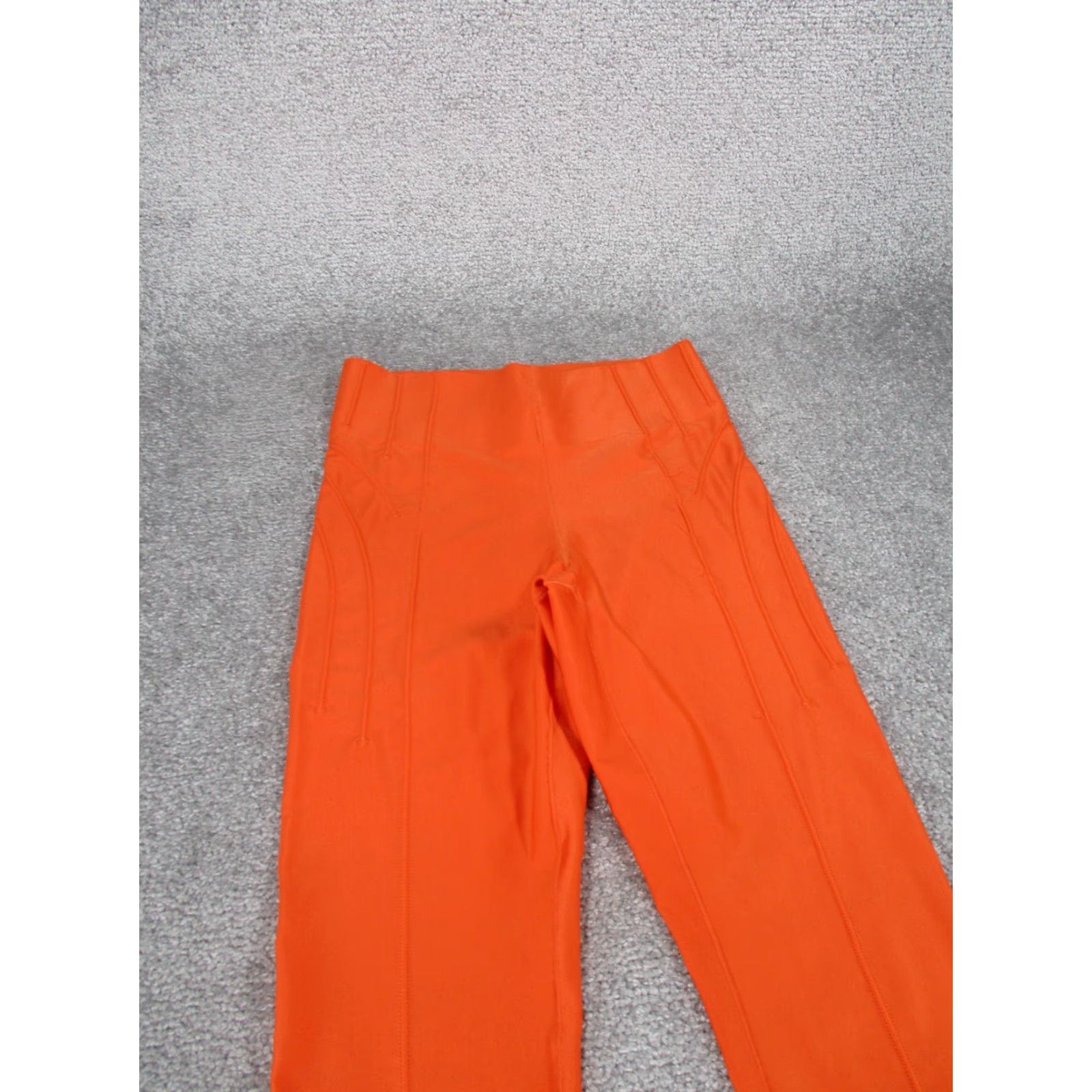 Nike Nike Sports Compression Crop Leggings Womens XS Orange Athleisure Size 26" / US 2 / IT 38 - 3 Thumbnail