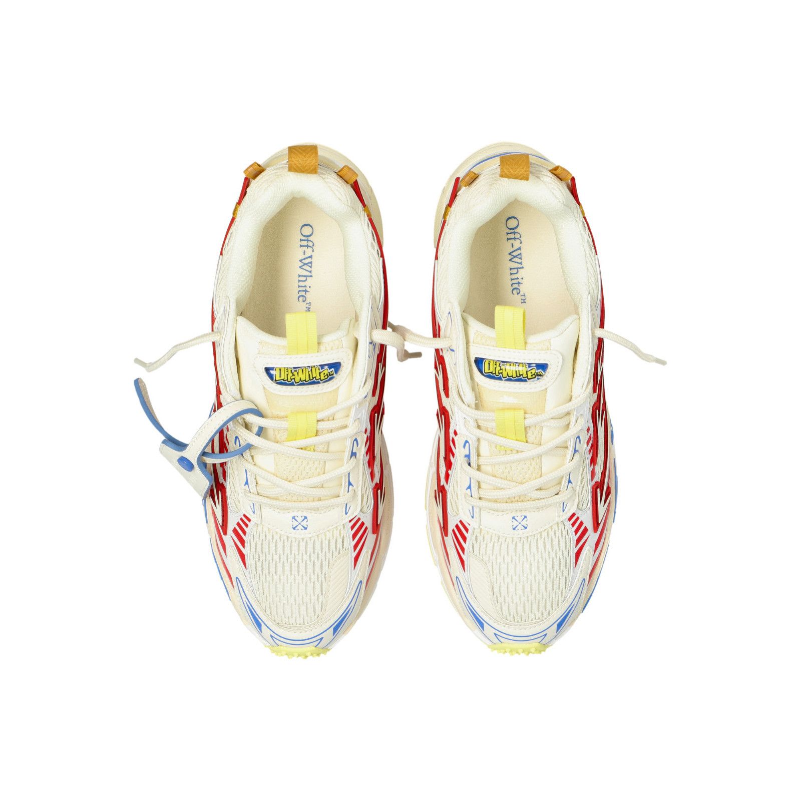 Off-White OFF-WHITE OW Be Right Back Mesh Cream Sneakers New & Authent Size US 11 / IT 41 - 5 Thumbnail