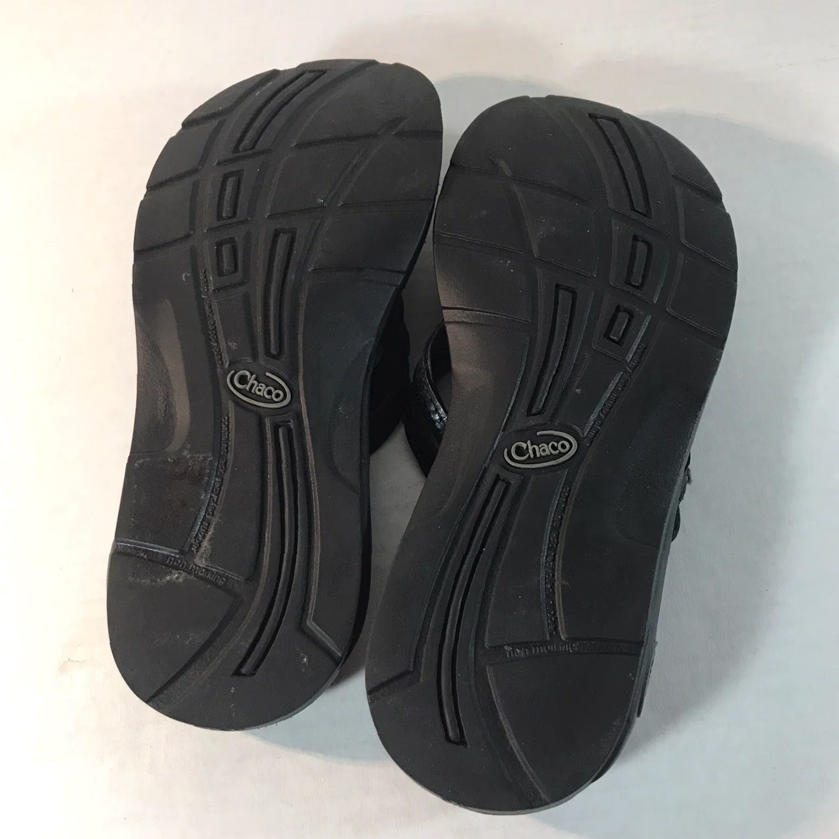 Chaco VINTAGE Chaco Leather Flip Flops Women’s Size 6 Casual Comfortable Flat Black Slides Size US 6 / IT 36 - 5 Thumbnail