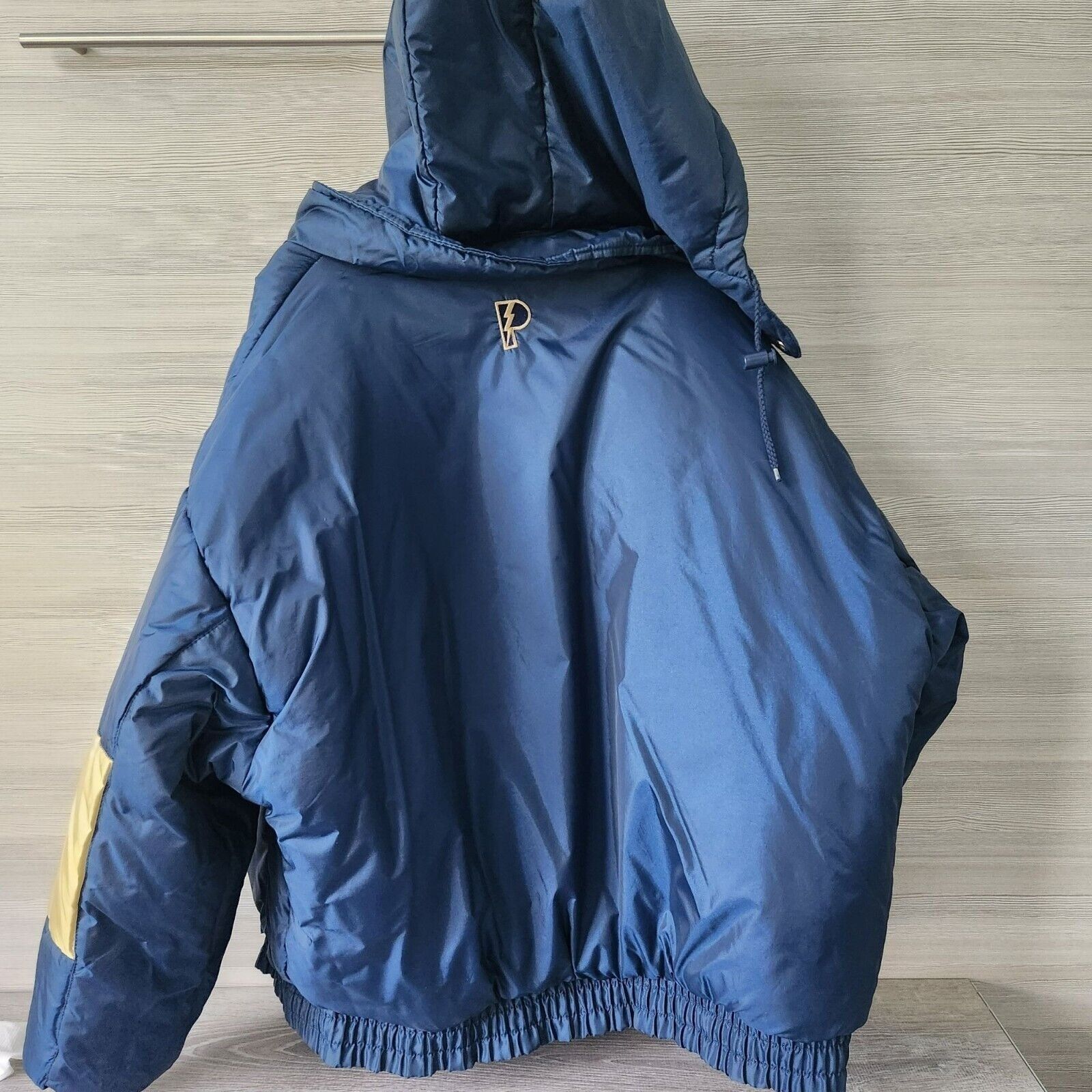 Pro Player Vtg Y2K Notre Dame Reversible Puffer Bomber Jacket Hood Embr Size US L / EU 52-54 / 3 - 6 Thumbnail