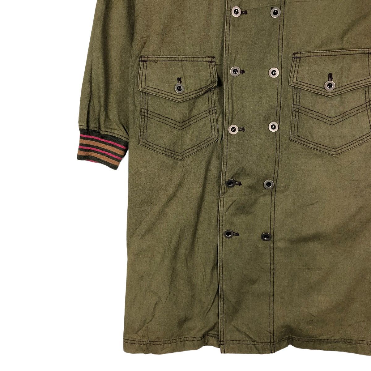 Hysteric Glamour 🔥VINTAGE LONG JACKET ALGON QUINS MILITARY DESIGN JAPAN MADE Size US M / EU 48-50 / 2 - 7 Thumbnail