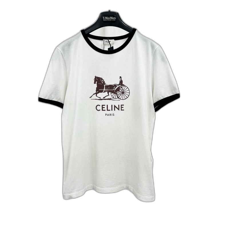 Celine Celine Short Sleeve Printed T-Shirt-yf Size US L / EU 52-54 / 3 - 1 Thumbnail