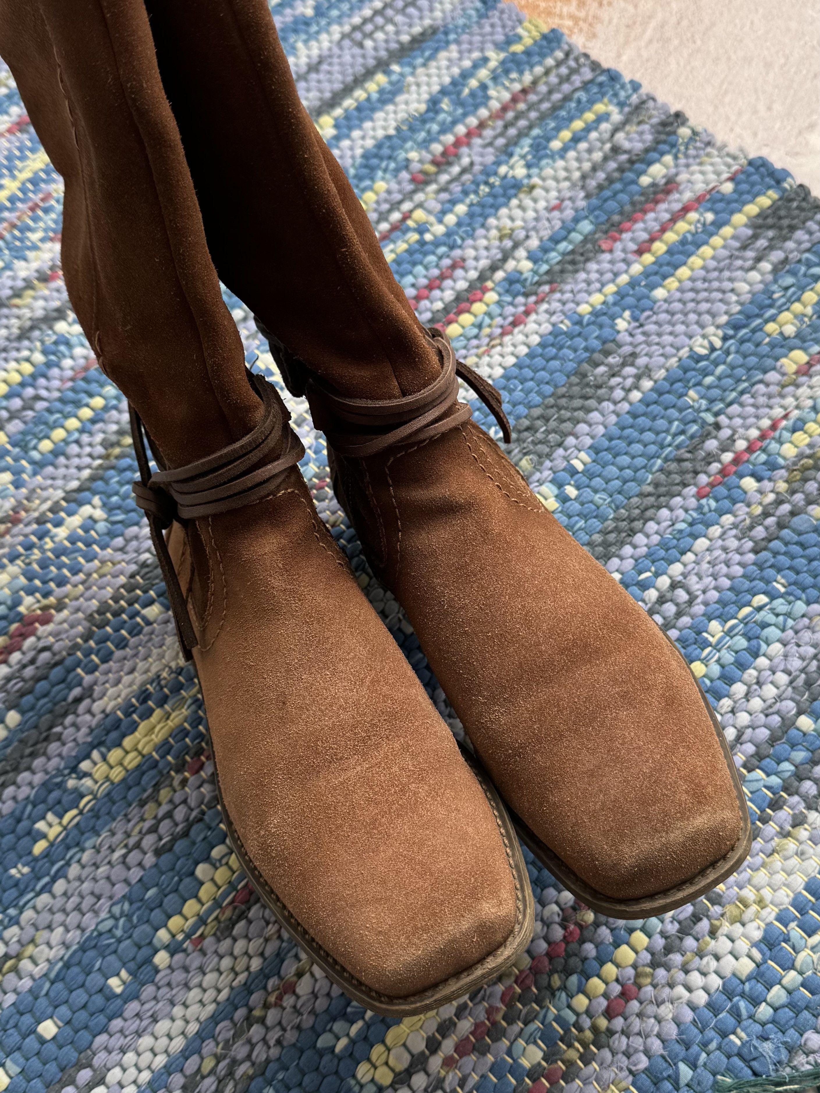 Vintage Vintage Leather Boots With Ropes A8(V1)D15 Size US 9 / IT 39 - 7 Thumbnail