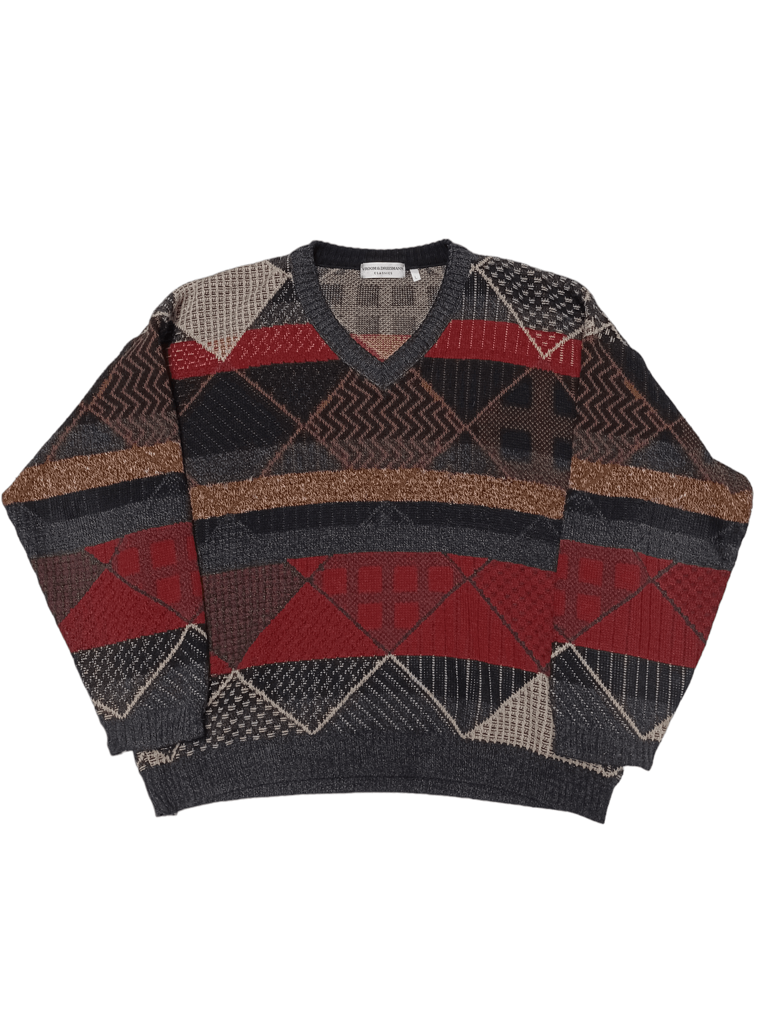 Other VINTAGE MADE IN ITALY 90S WOOL OVERSIZED SWEATER OR 80S Size US L / EU 52-54 / 3 - 1 Thumbnail