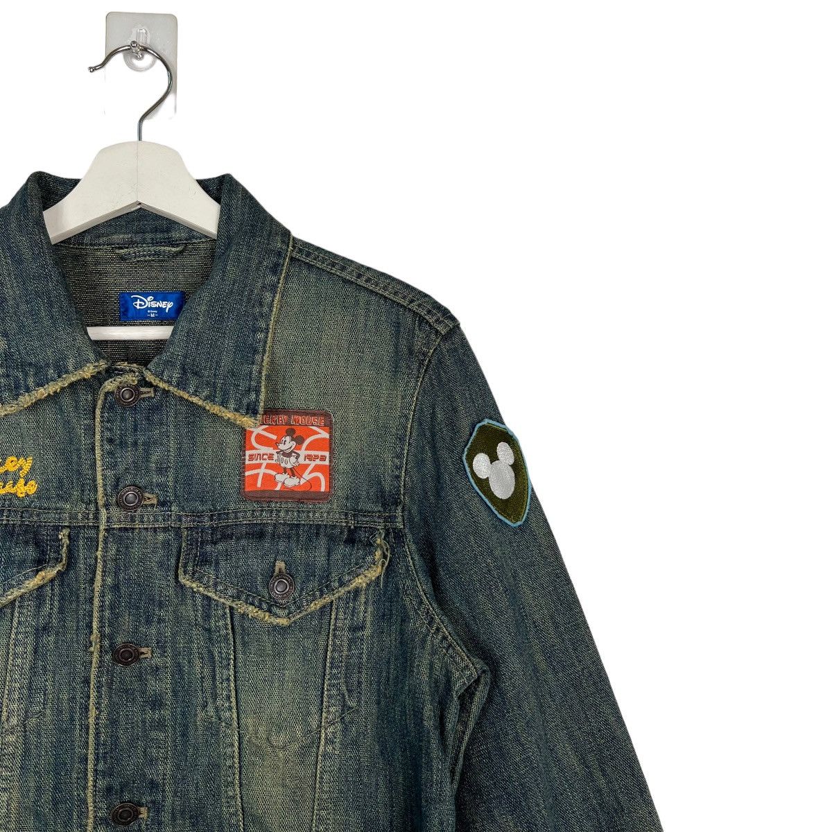 Disney 🔥 VINTAGE DISNEY MICKEY MOUSE DENIM TRUCKER JACKET Size US M / EU 48-50 / 2 - 7 Thumbnail