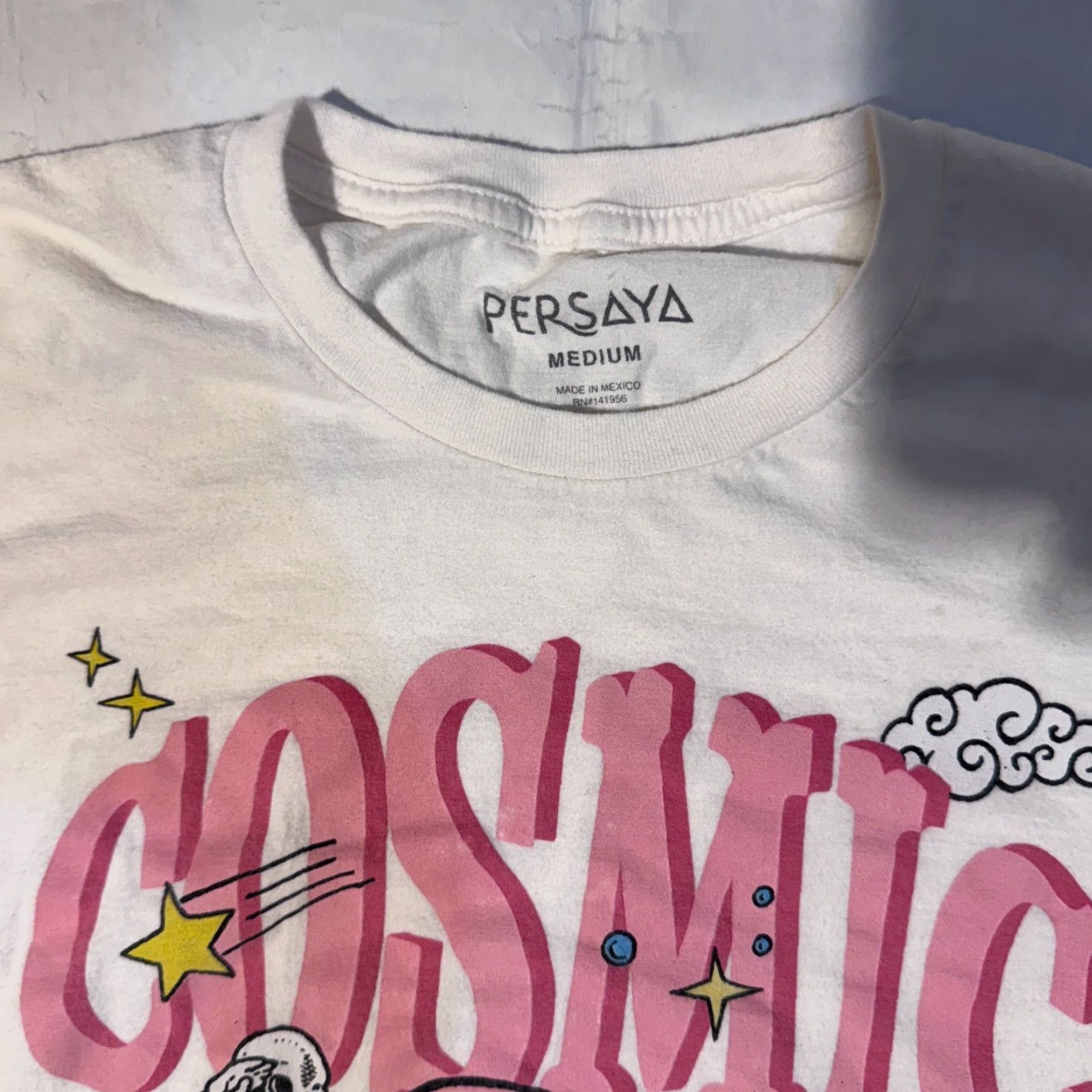 Pinko Persaya T-Shirt Shirt Women Short Sleeve White Logo Cowgirl Pink Logo White Short Sleeve Tshirt M - Persaya Size M / US 6-8 / IT 42-44 - 3 Thumbnail