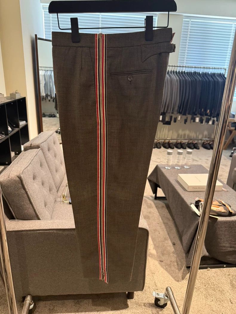 Thom Browne Thom Browne size1 Side three-color label zipper trousers Size 38R - 3 Thumbnail