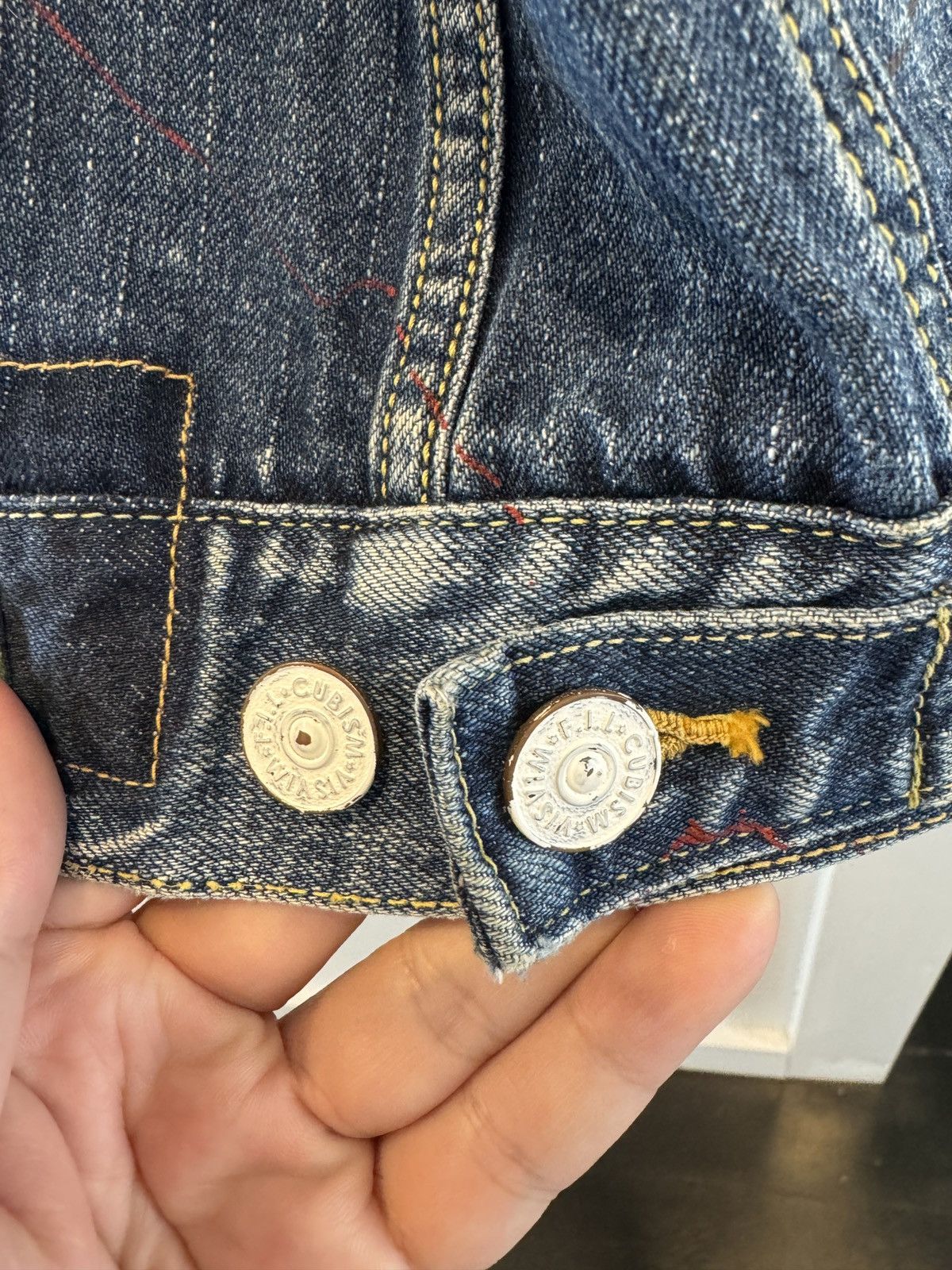 Visvim I.C.T 101 Denim Jacket Dry Size US XL / EU 56 / 4 - 7 Thumbnail