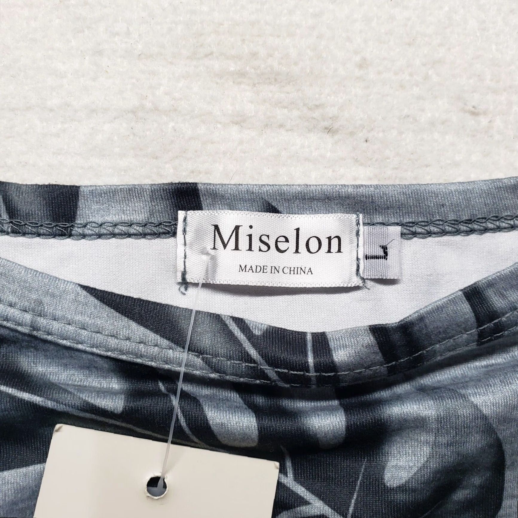 Vintage Miselon Dress Shirt Sleeveless Summer Bodycon L Gray Women’s Size L / US 10 / IT 46 - 4 Thumbnail
