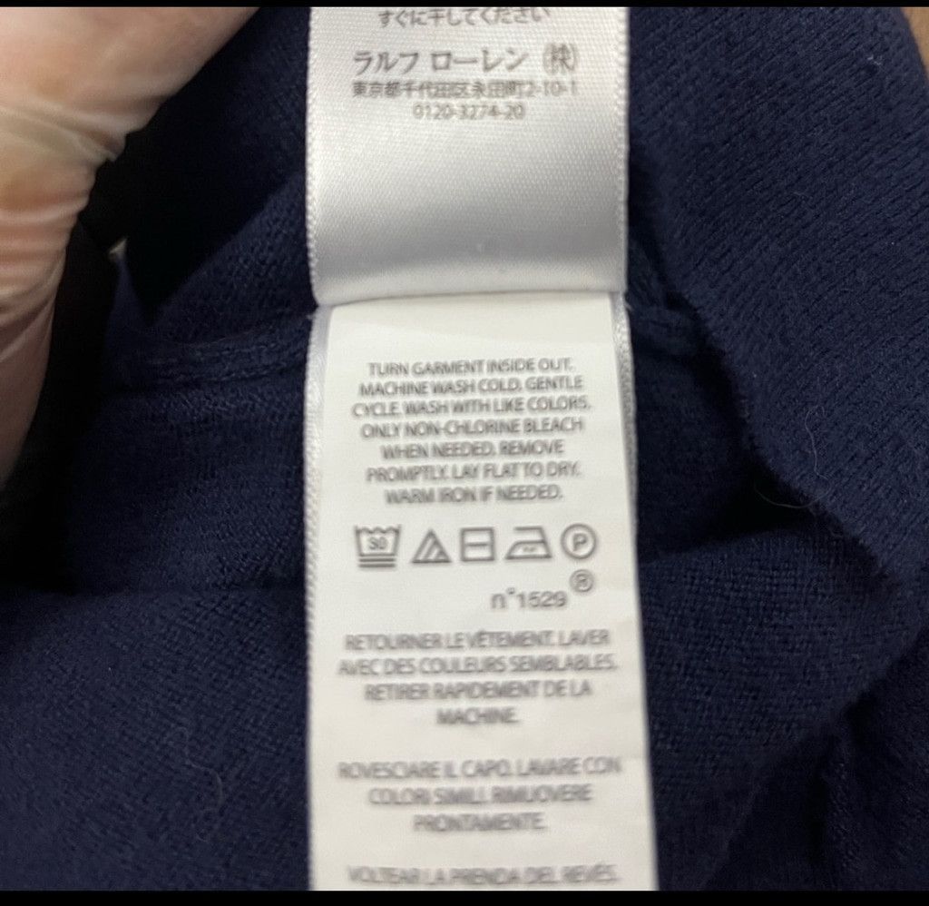 Polo Ralph Lauren Polo Ralph Lauren Navy V-Neck Sweater - Size M Size US M / EU 48-50 / 2 - 5 Thumbnail