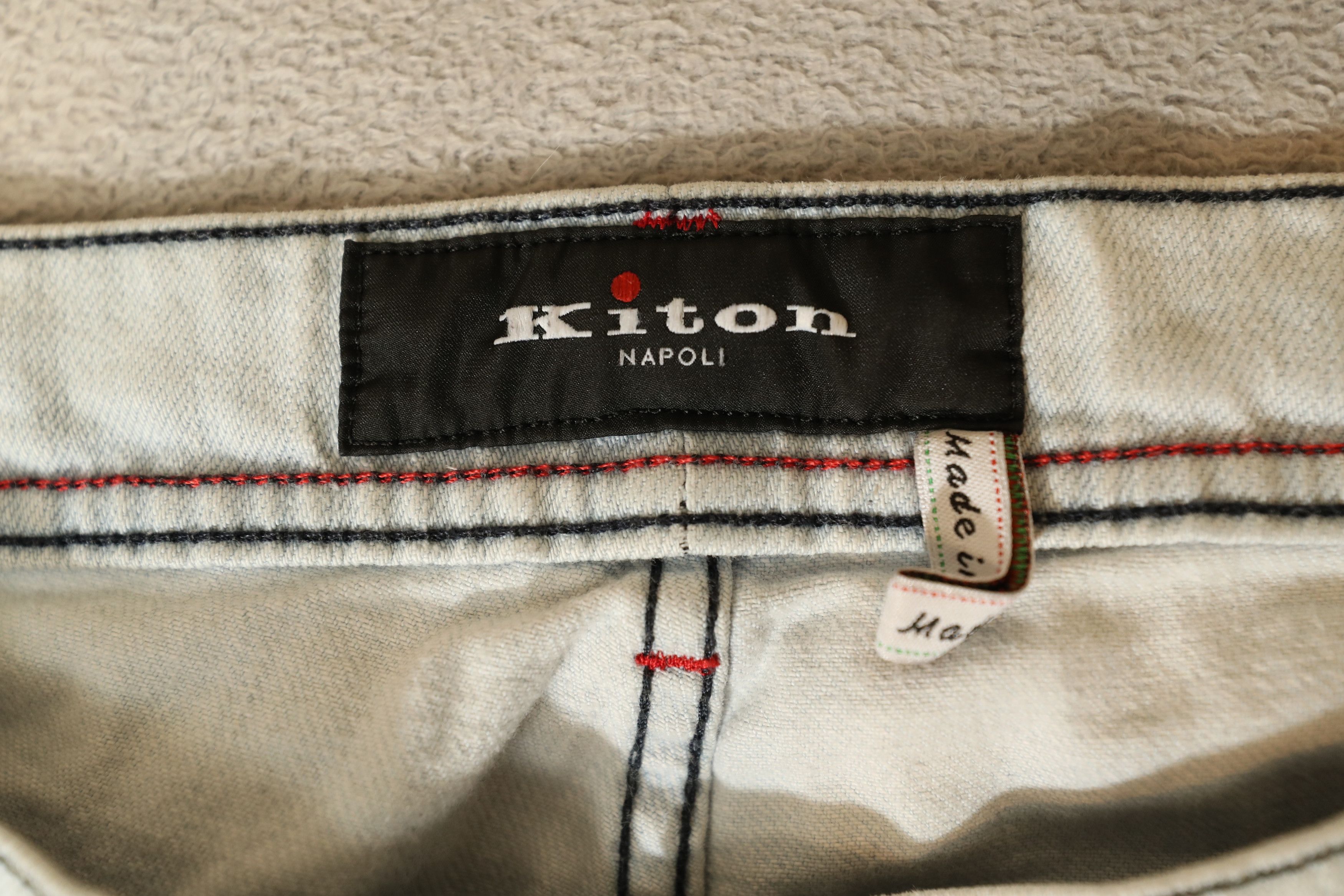 Kiton Kiton Mens 5 Pocket Slim Jeans (38) Size US 38 / EU 54 - 7 Thumbnail