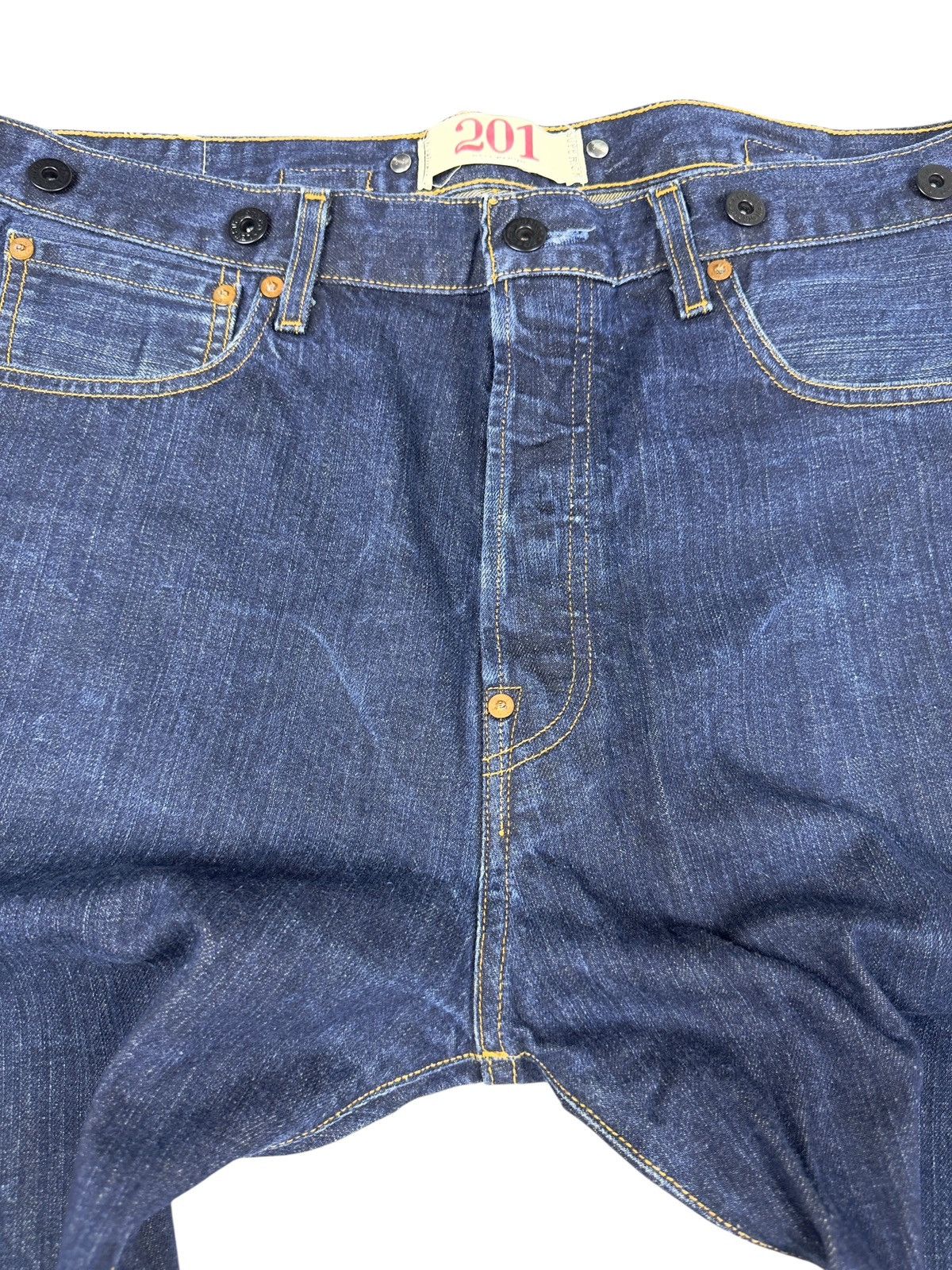 Levi's Authentic Levi’s 201 classic straight jeans 34x32 Size US 34 / EU 50 - 6 Thumbnail
