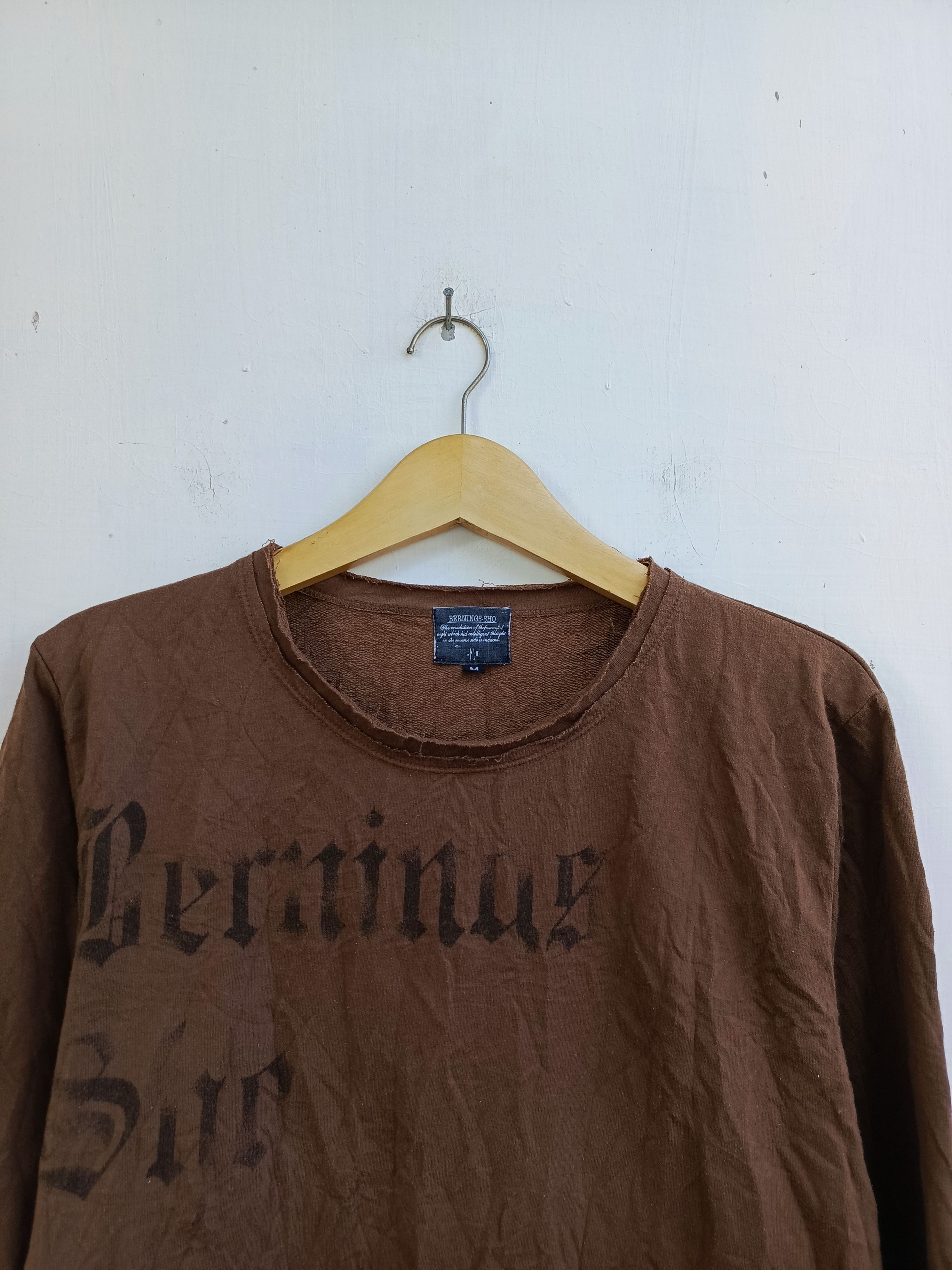 BERNINGS SHO Bernings Sho Archive Grunge Longsleeve Size US M / EU 48-50 / 2 - 2 Thumbnail