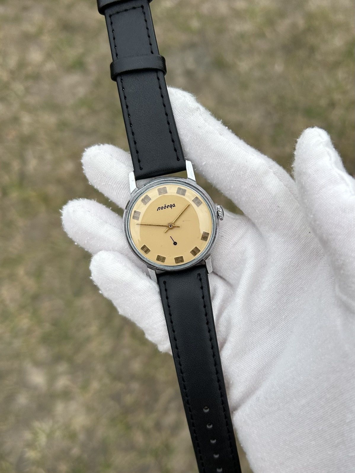 Vintage Vintage Watch Pobeda USSR Soviet Mechanical Retro 1980s Size ONE SIZE - 20 Thumbnail
