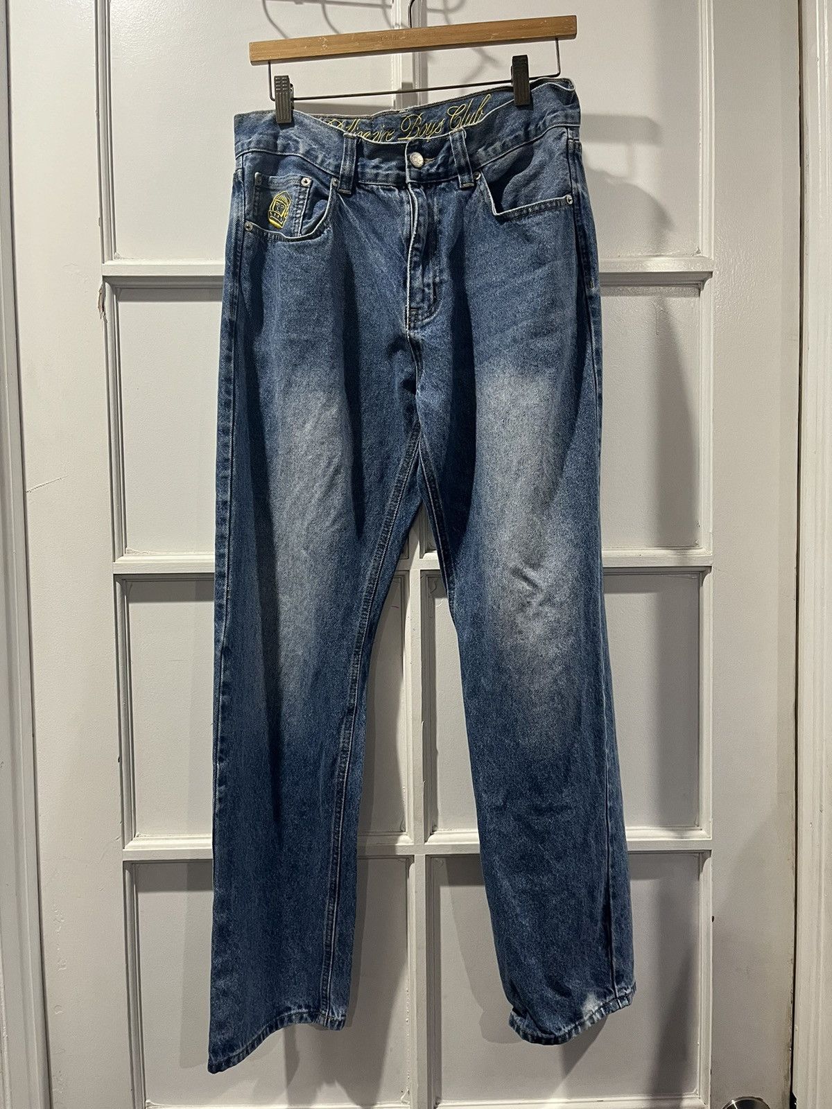 Billionaire Boys Club Billionaire Boys Club Yellow Stitch Blue Denim Jeans Size US 32 / EU 48 - 1 Thumbnail