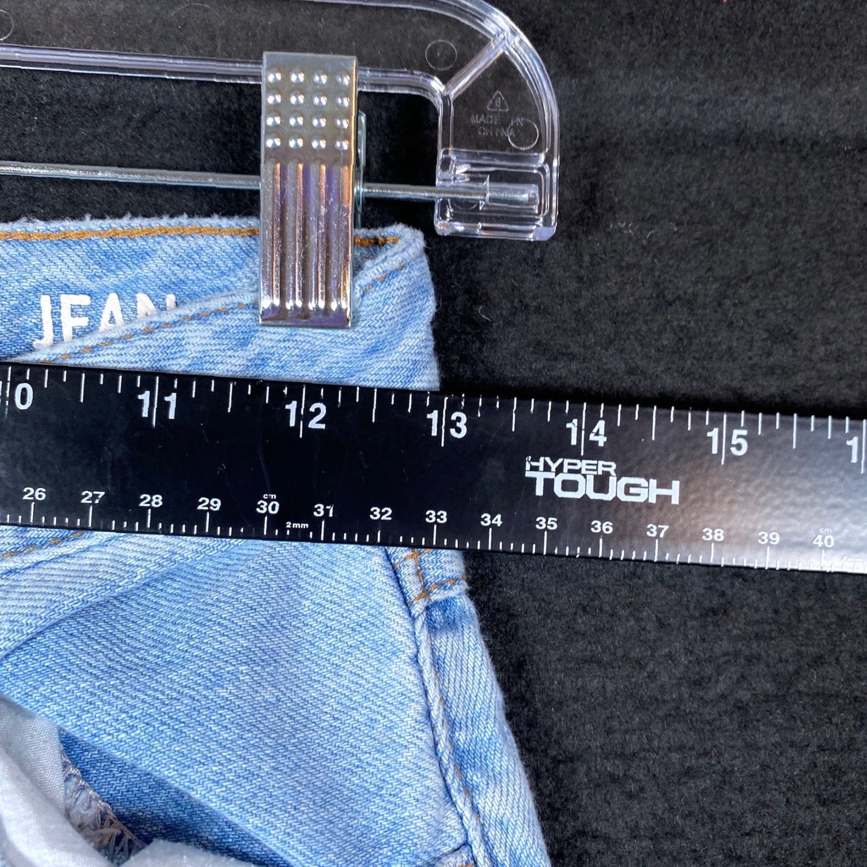 Denime VINTAGE S.O.N.G Womens Jeans Blue Denim Classic Mom Jean Distressed Destroyed 1/25 5-Pocket High Rise Relaxed Fit Womens Jeans Size 42" / US 20 - 5 Thumbnail