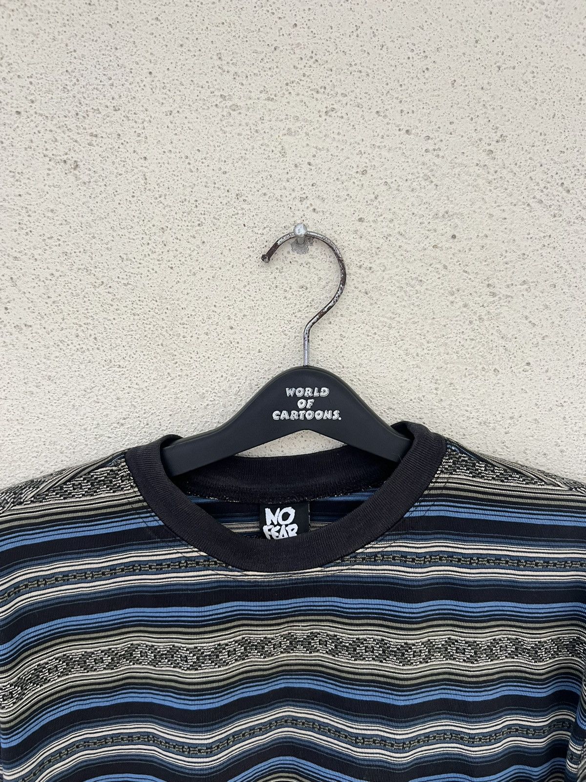 No Fear Vintage 90s NO FEAR Multi Stripes Long Sleeve t shirt Size US XL / EU 56 / 4 - 7 Thumbnail