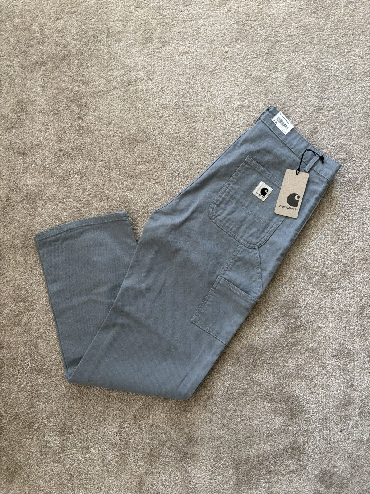 Carhartt Wip Carhartt WIP W’ Pierce Pant Straight – Mirror Rinsed / 28 Size 28" / US 6 / IT 42 - 1 Thumbnail