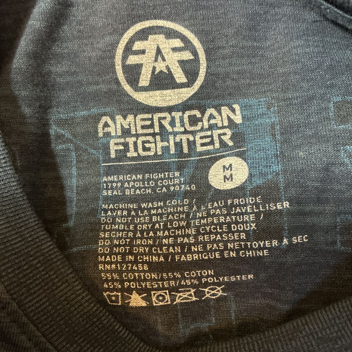 Other American Fighter Long Sleeve Shirt Men’s Med Blue MMA Style Size US M / EU 48-50 / 2 - 6 Thumbnail