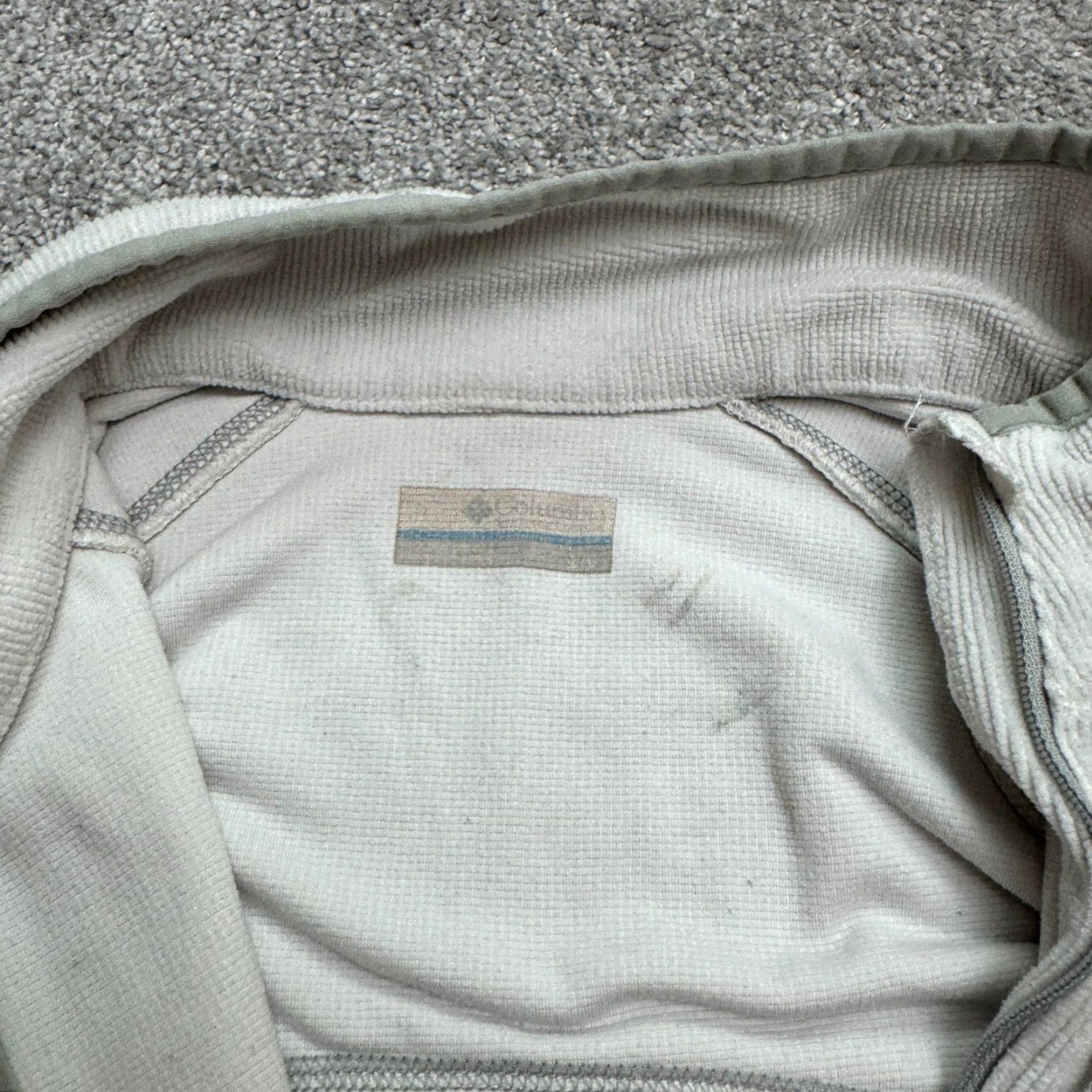 Vintage Columbia Omni Wick 1/4 Zip Pullover Jacket Women Large White Fleece Outdoor Hike Size L / US 10 / IT 46 - 5 Thumbnail
