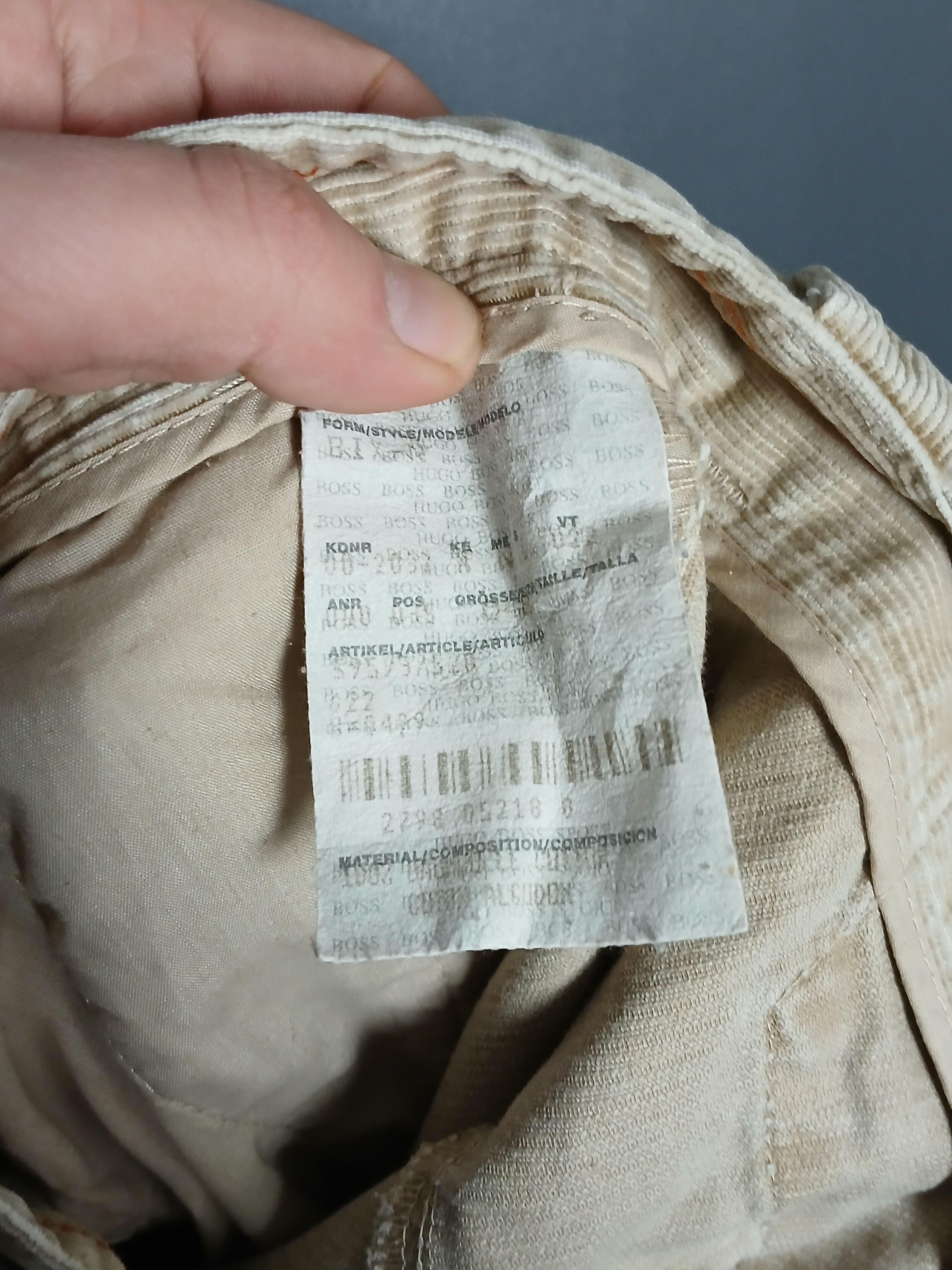 Hugo Boss Hugo Boss Cargo Velvet Pants Size US 33 - 10 Thumbnail