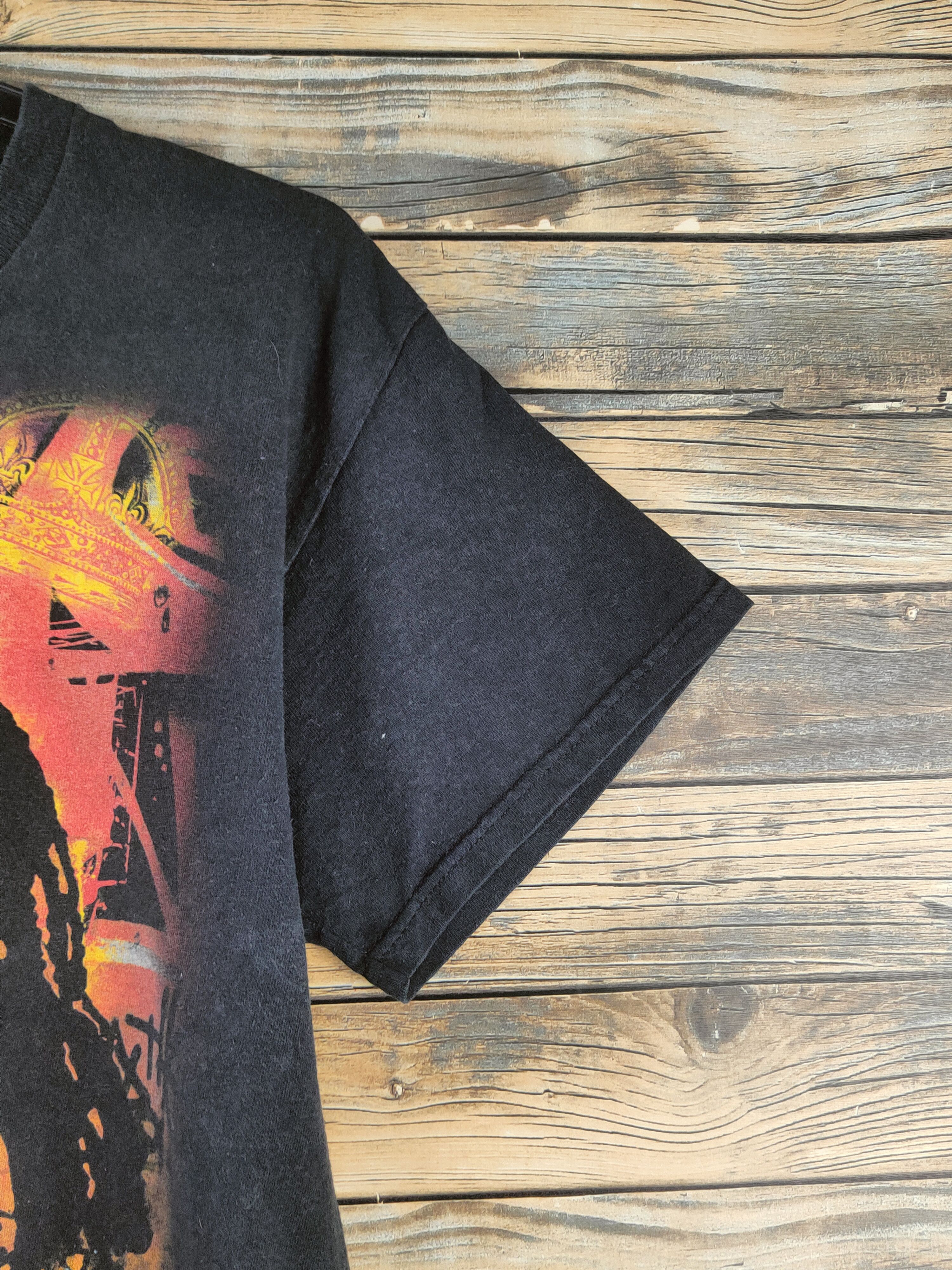 Bob Marley DL BOB Marley vintage Zion Rootswear Black tee #46-640 Size US M / EU 48-50 / 2 - 7 Thumbnail