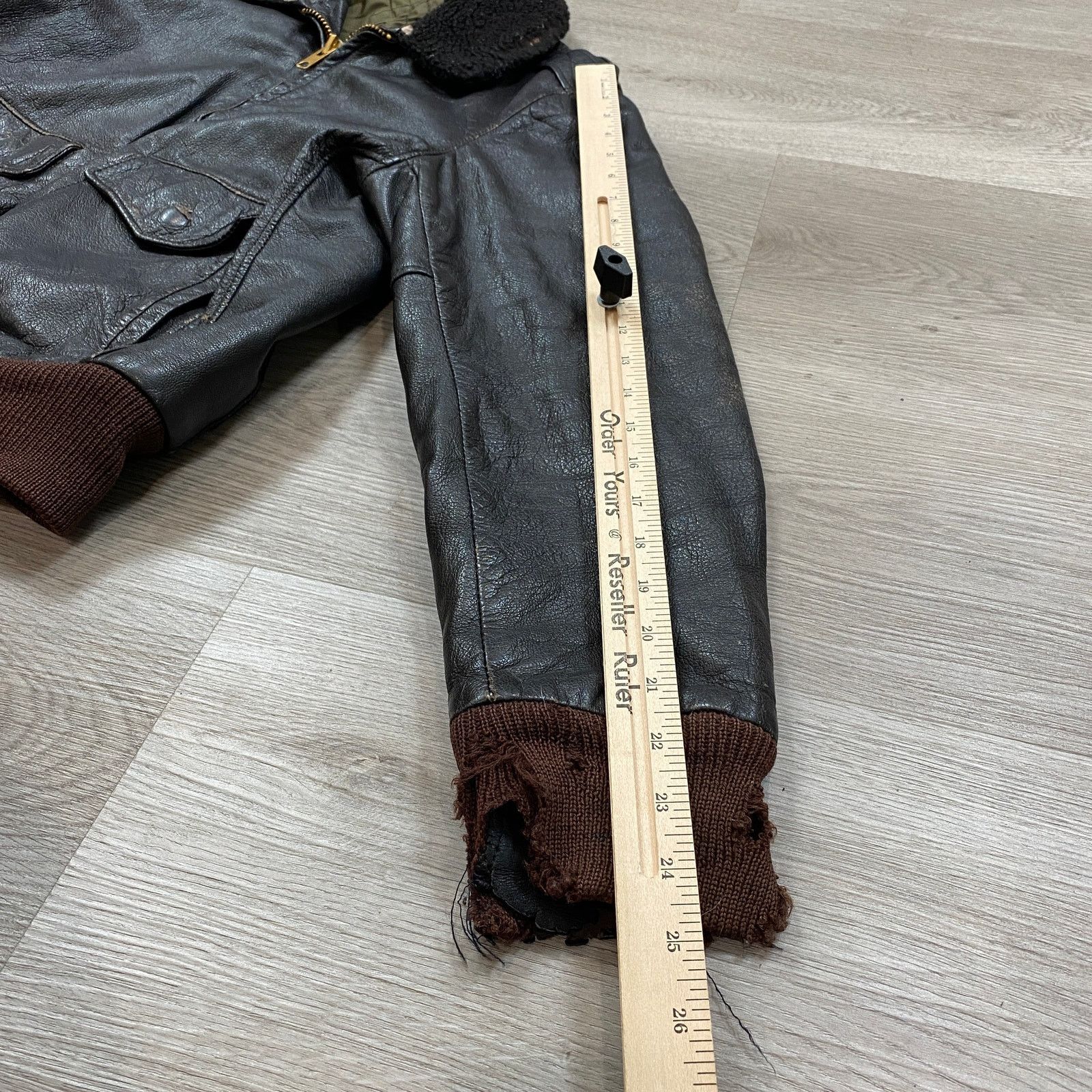 Vintage True Vintage 50s 60s Aviator Bomber Flight Jacket Talon L Size US L / EU 52-54 / 3 - 7 Thumbnail