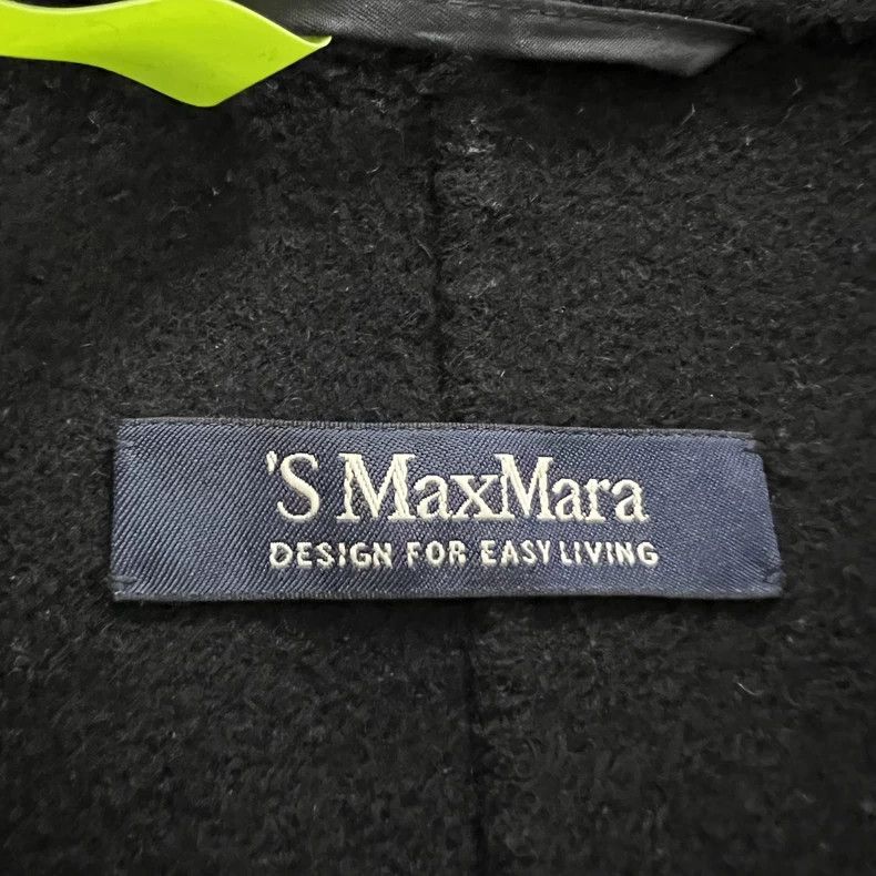 Max Mara Max Mara Black double-breasted hooded coat Size S / US 4 / IT 40 - 4 Thumbnail