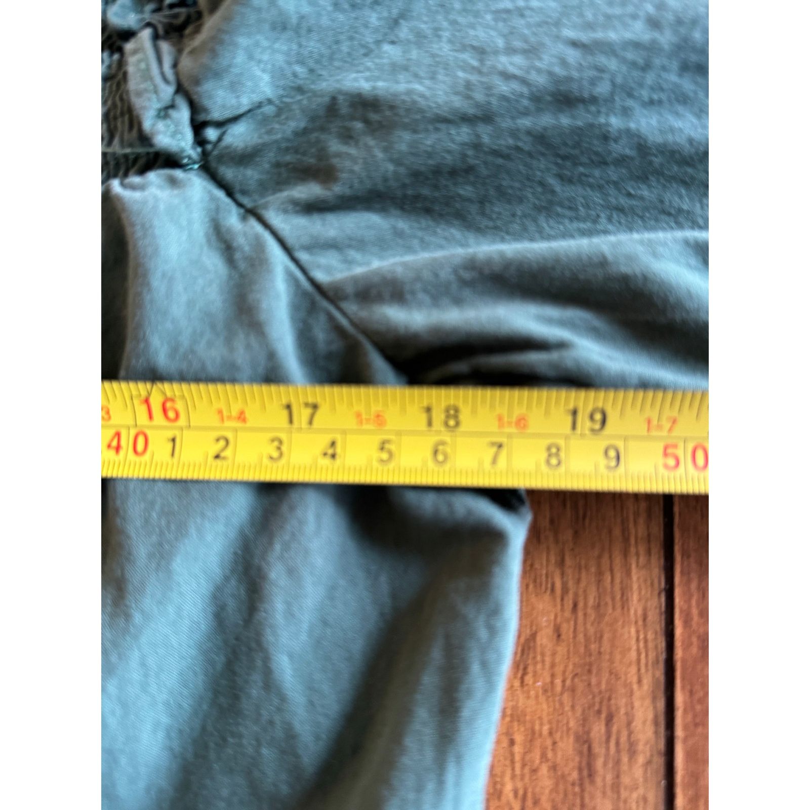 Other Pomander Place 100 Percent Cotton Green Smocked Tiered Dress Size S / US 4 / IT 40 - 7 Thumbnail