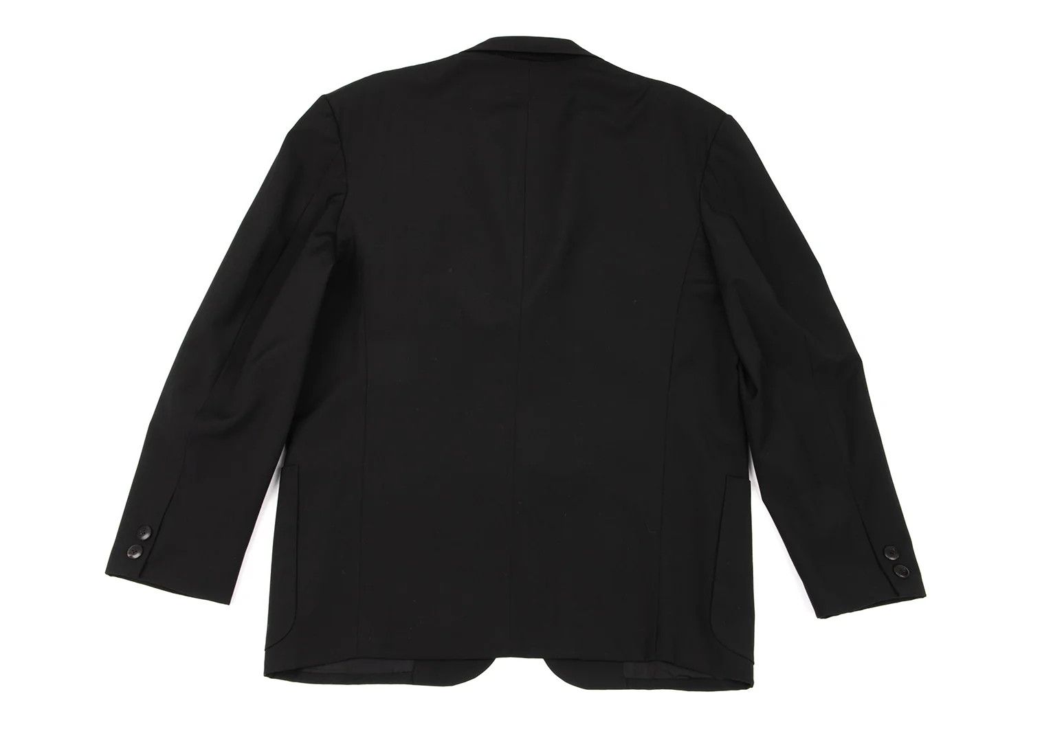 Yohji Yamamoto Yohji Yamamoto Wool Gabardine Jacket Black S Size US S / EU 44-46 / 1 - 14 Thumbnail