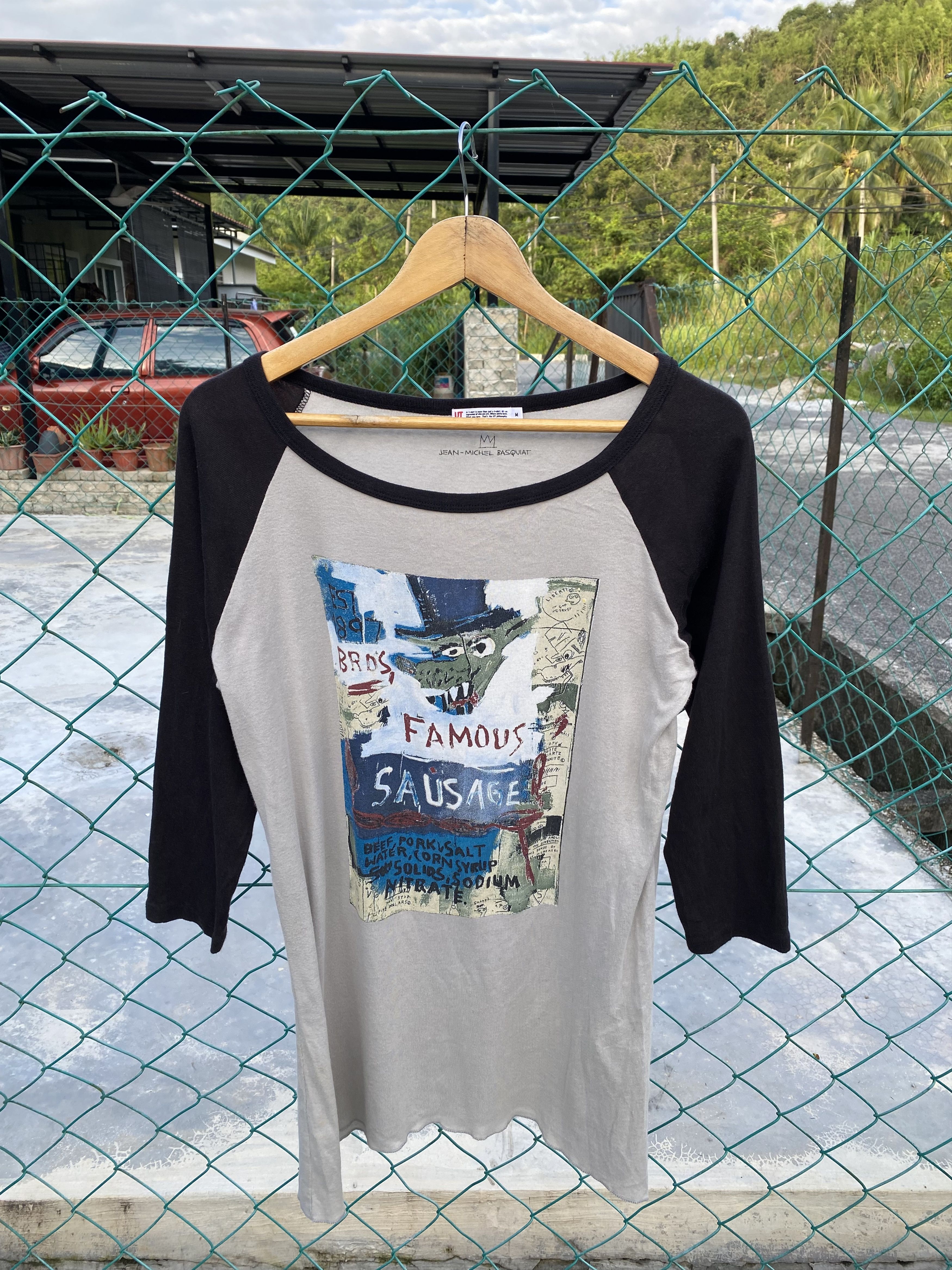 Jean-Michel Basquiat Jean-Michel Basquiat X Uniqlo 3/4 raglan tshirt Size M / US 6-8 / IT 42-44 - 1 Thumbnail