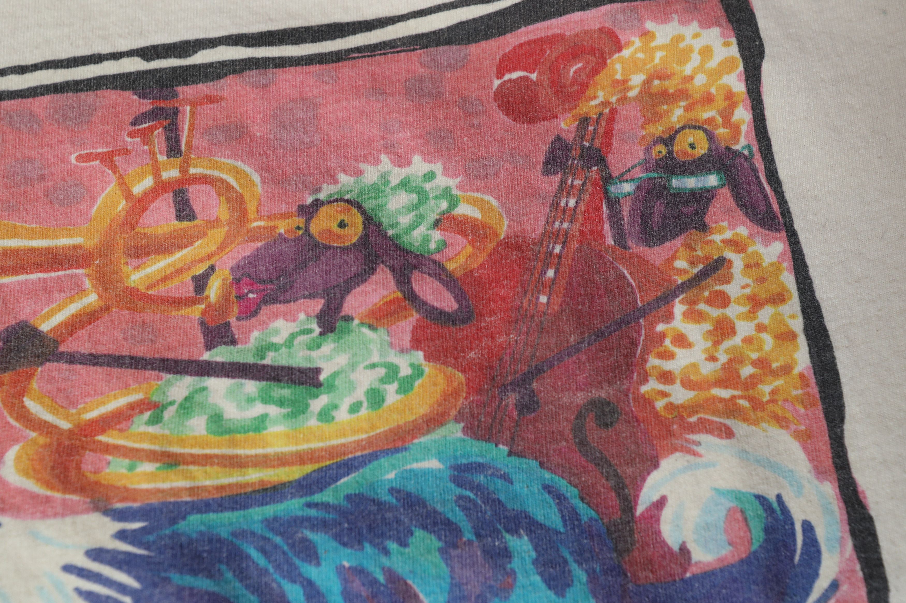 Vintage VTG 2001 Deco Dogs McCartney Art Painting Graphic Tee (M) Size US M / EU 48-50 / 2 - 6 Thumbnail