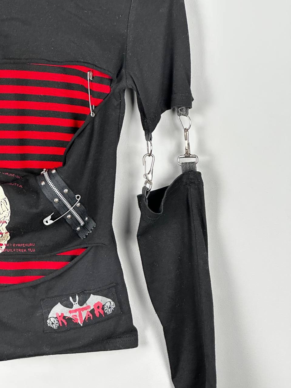 If Six Was Nine Avant Garde Vamp Tribal Grunge Gothic Longsleeve Size S / US 4 / IT 40 - 5 Thumbnail