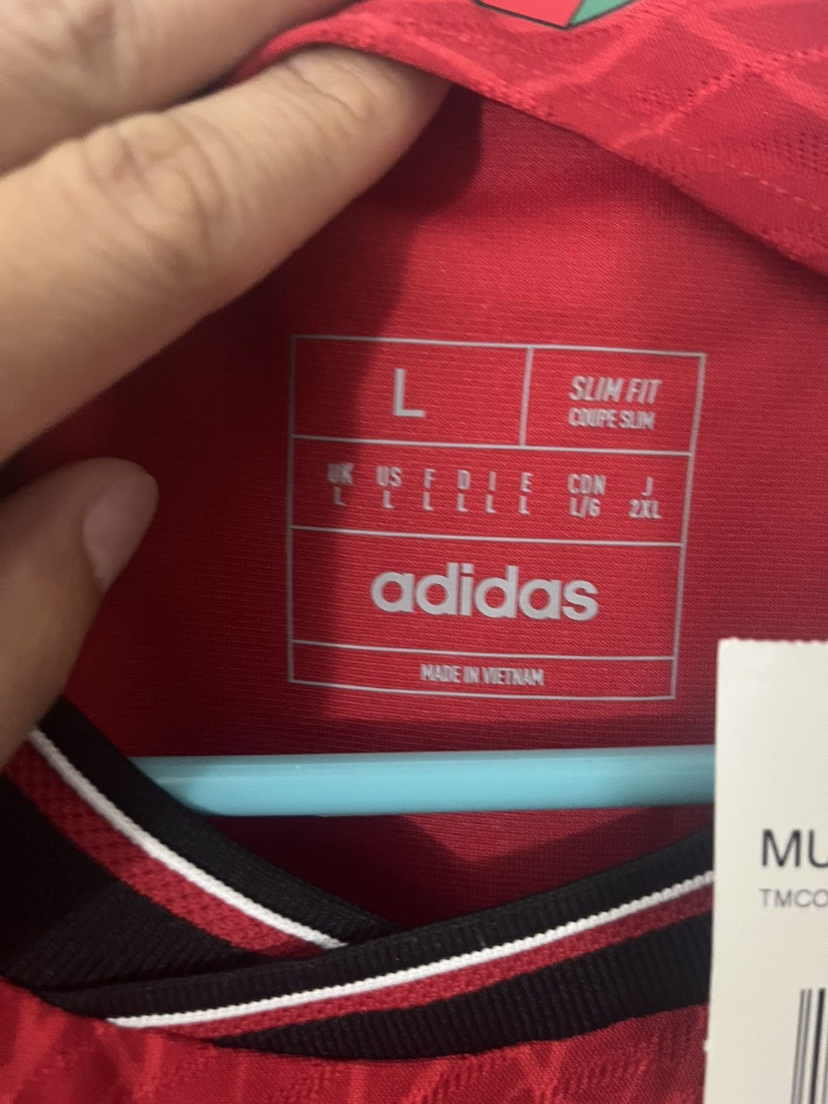 Adidas Adidas Manchester United 23/24 Home Authentic Soccer Jersey Size US L / EU 52-54 / 3 - 5 Thumbnail