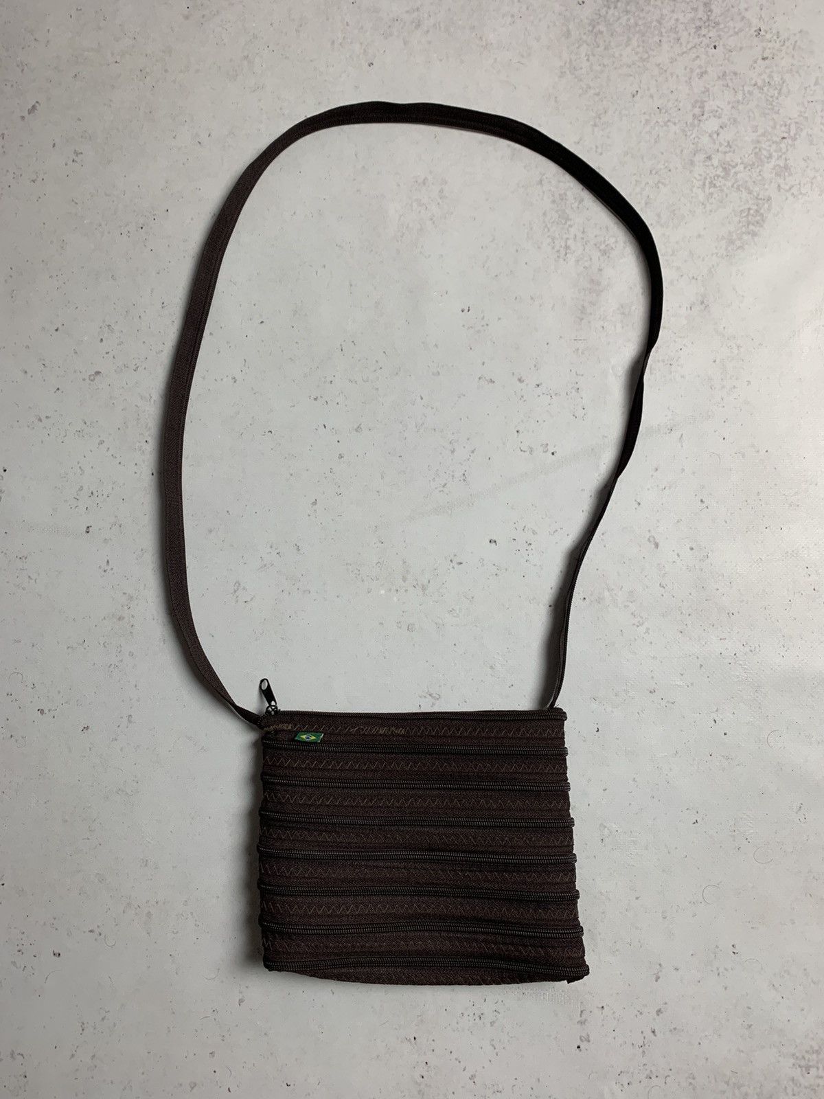 Japanese Brand Vintage Full Zip Avantgarde Shoulder Bag Y2K Rare Size ONE SIZE - 3 Thumbnail