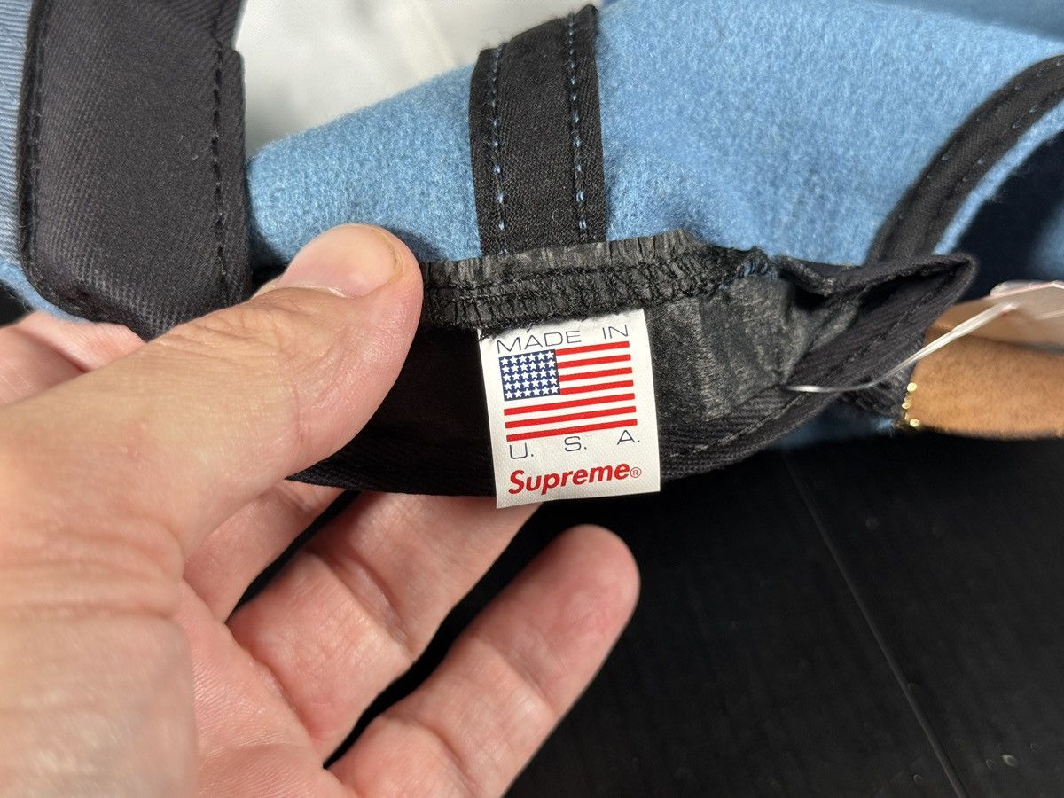 Supreme SUPREME FW15 S LOGO WOOL 6-PANEL STRAPBACK HAT LT BLUE BNWT Size ONE SIZE - 5 Thumbnail