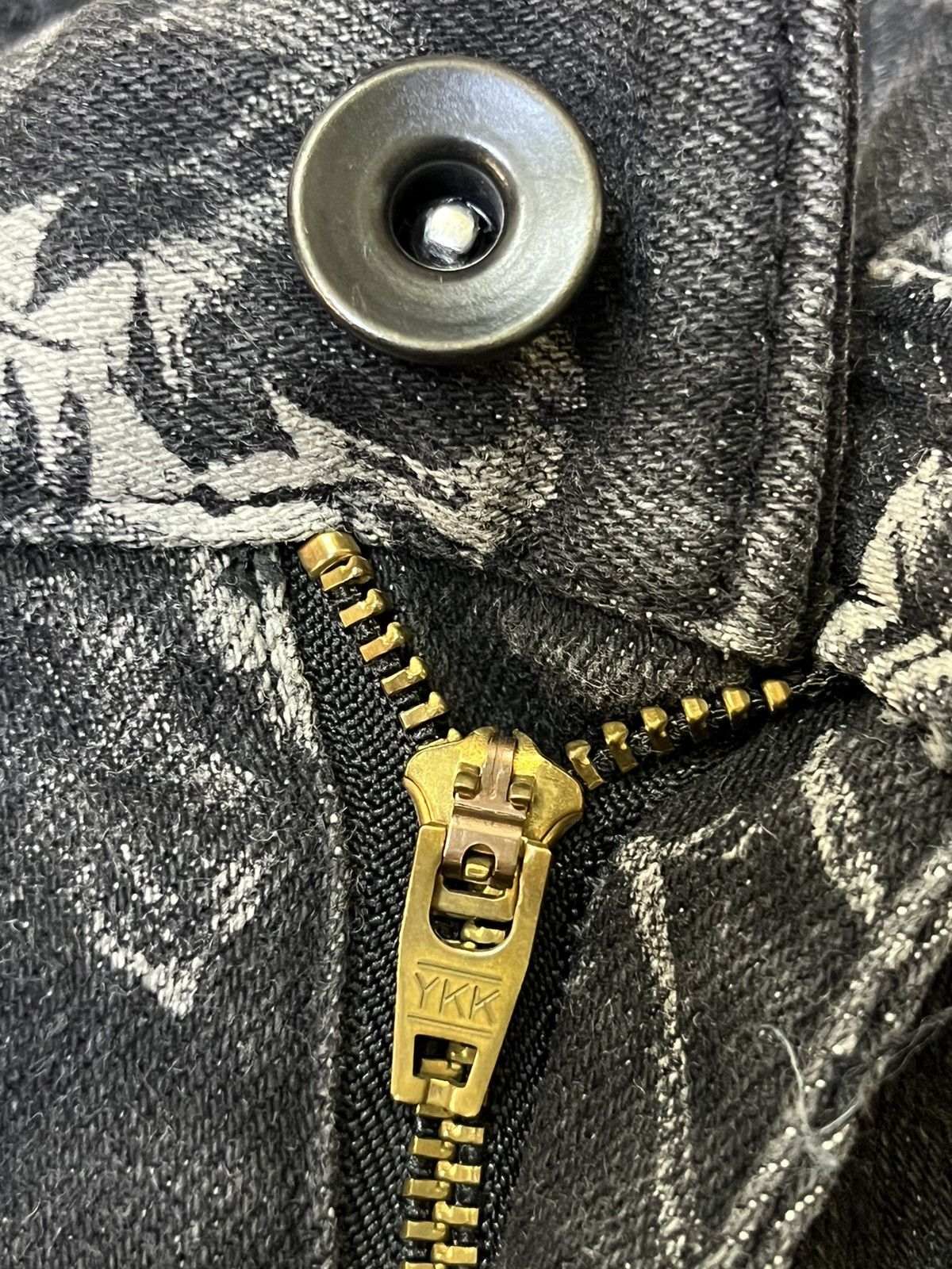 Japanese Brand VINTAGE NATIONALITY + NAME = GROSBEC FULLPRINT FLOWER JEANS Size US 32 / EU 48 - 17 Thumbnail
