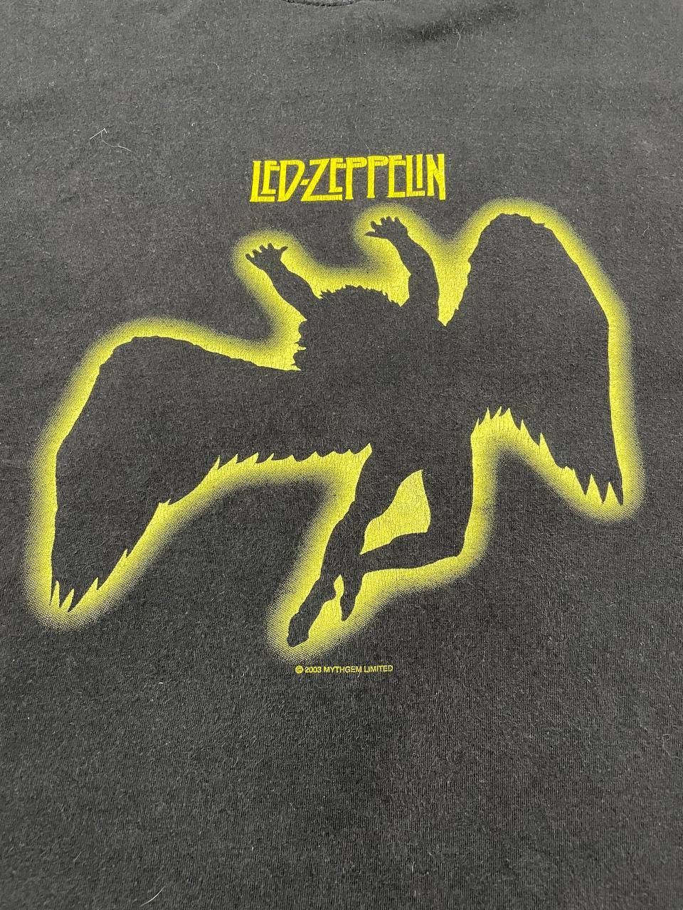 Led Zeppelin Vintage Led Zeppelin Band 2003 Silhouette Angel Logo T-Shirt Size US M / EU 48-50 / 2 - 6 Thumbnail