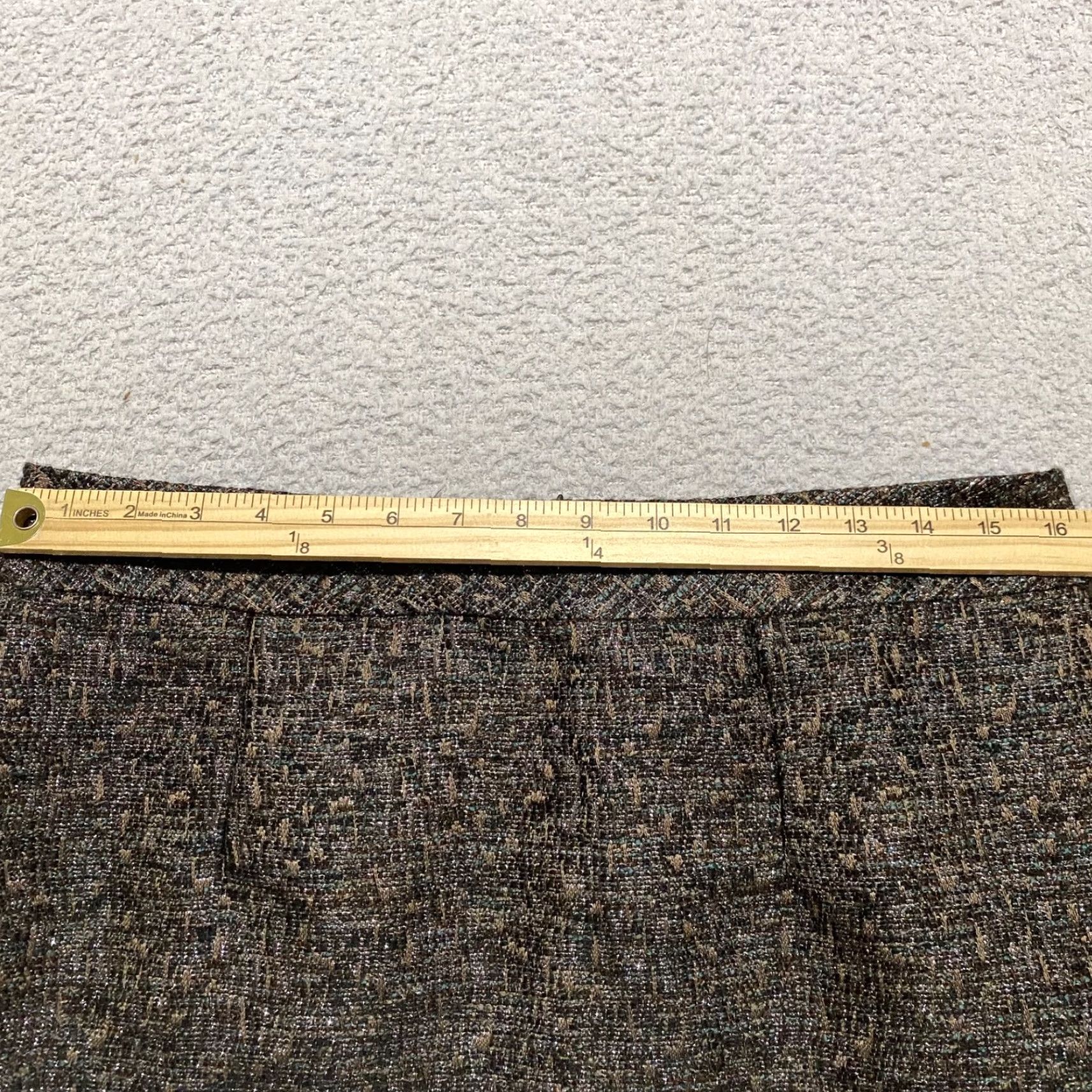 Talbots Talbots Skirt Brown Tweed Pencil Knee Length Lined 10 Womens Size 32" / US 10 / IT 46 - 6 Thumbnail