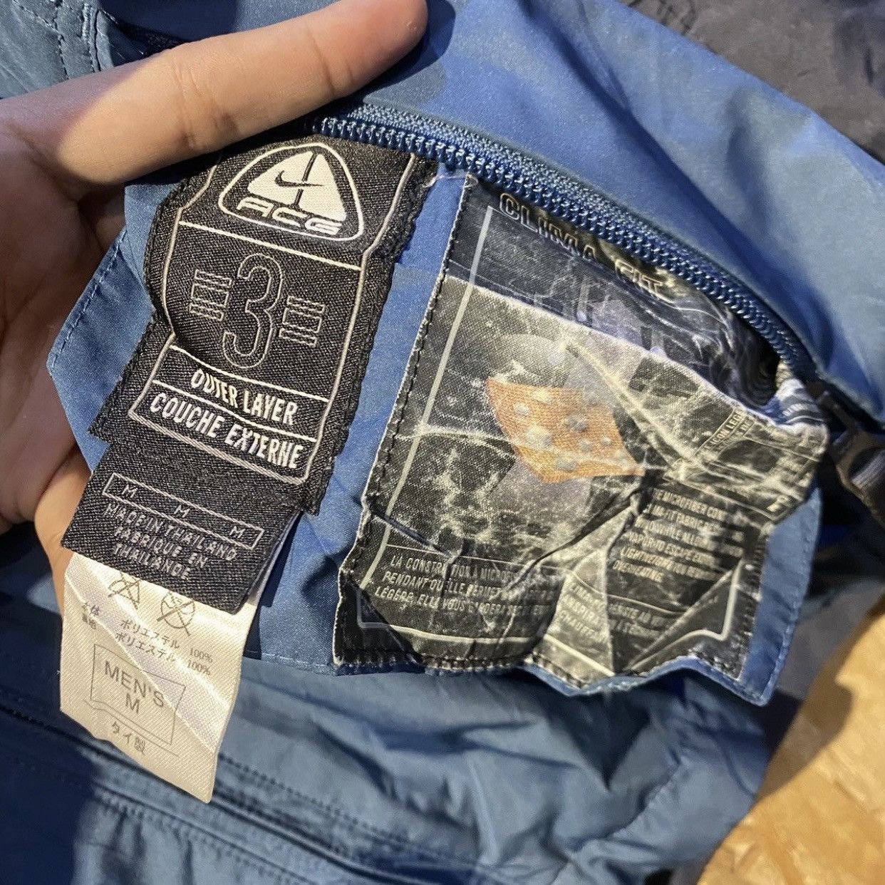 Nike × Nike ACG × Vintage Y2K Nike ACG Reversible Vintage 3 Layer Blue Jacket Size US M / EU 48-50 / 2 - 17 Thumbnail