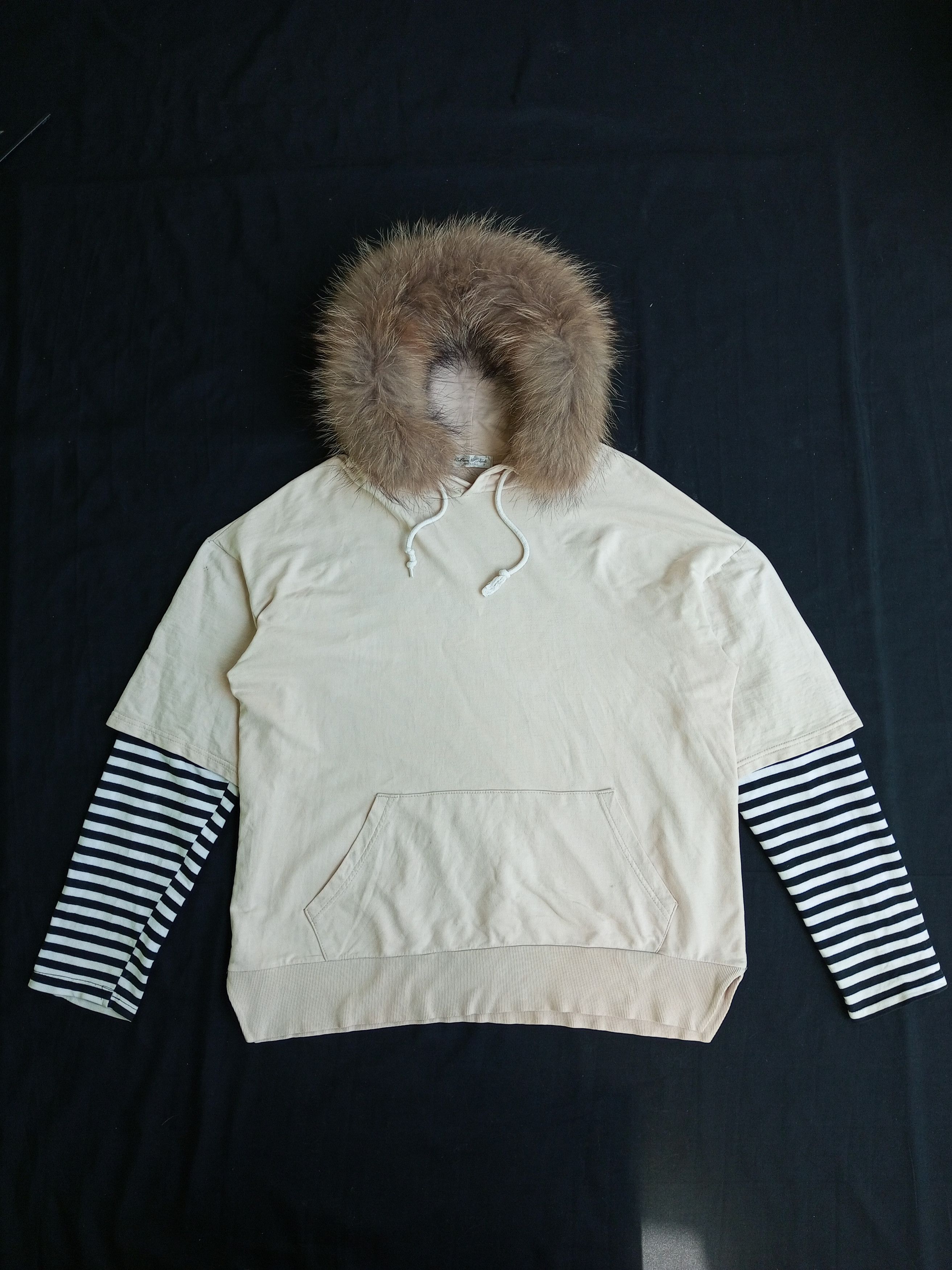 Japanese Brand "No Wash Tag" Reborn & Audi Fur Hoodie i6w9 LGB style Size US L / EU 52-54 / 3 - 1 Thumbnail