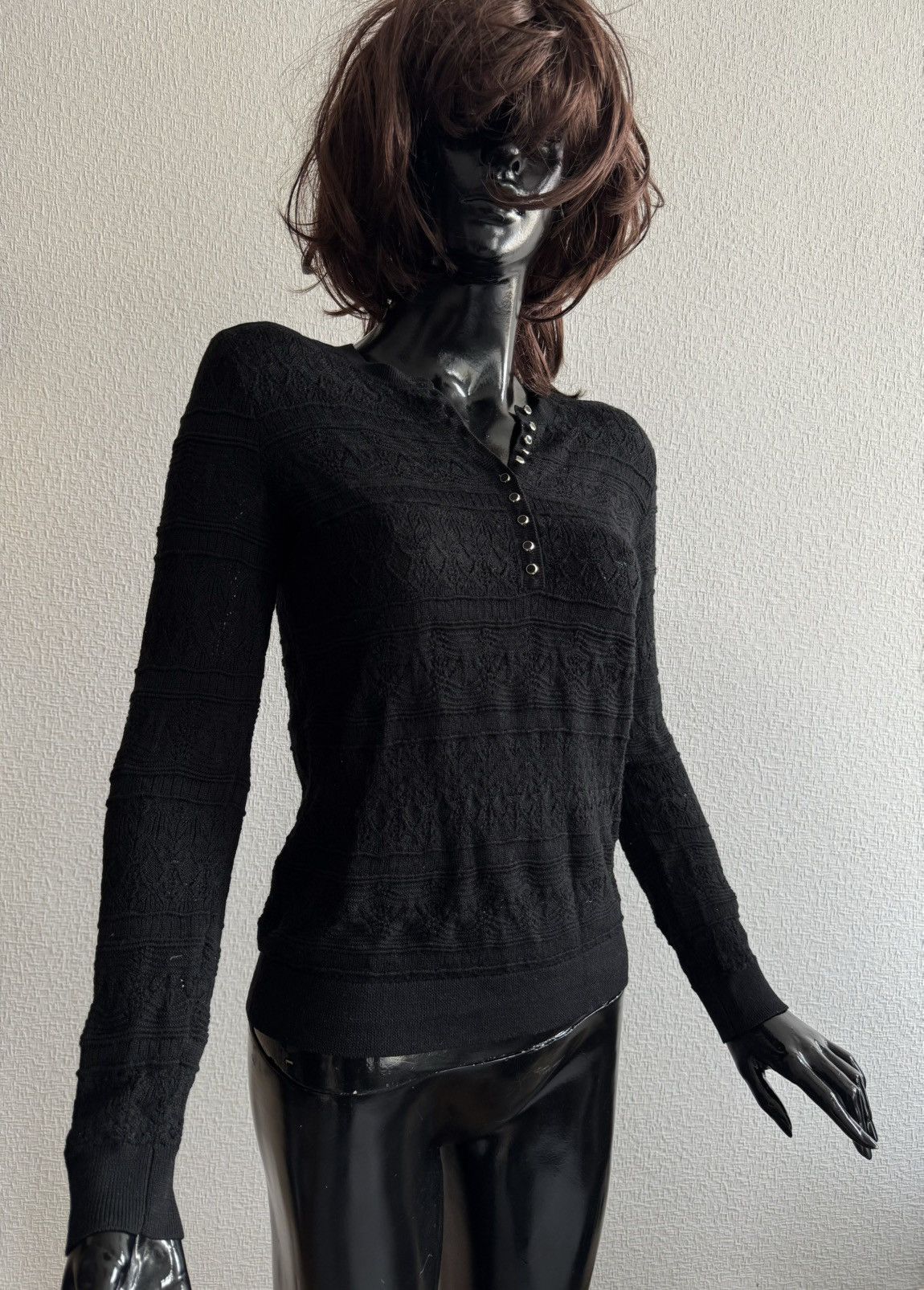 Sezane × Vintage 😍Sezane black sweater luxury size S Size S / US 4 / IT 40 - 1 Thumbnail