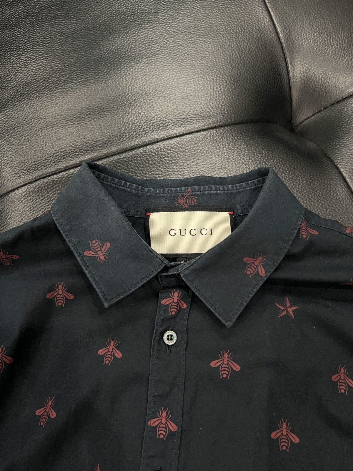 Gucci Gucci Bee Graphic Print Shirt Size US XS / EU 42 / 0 - 4 Thumbnail