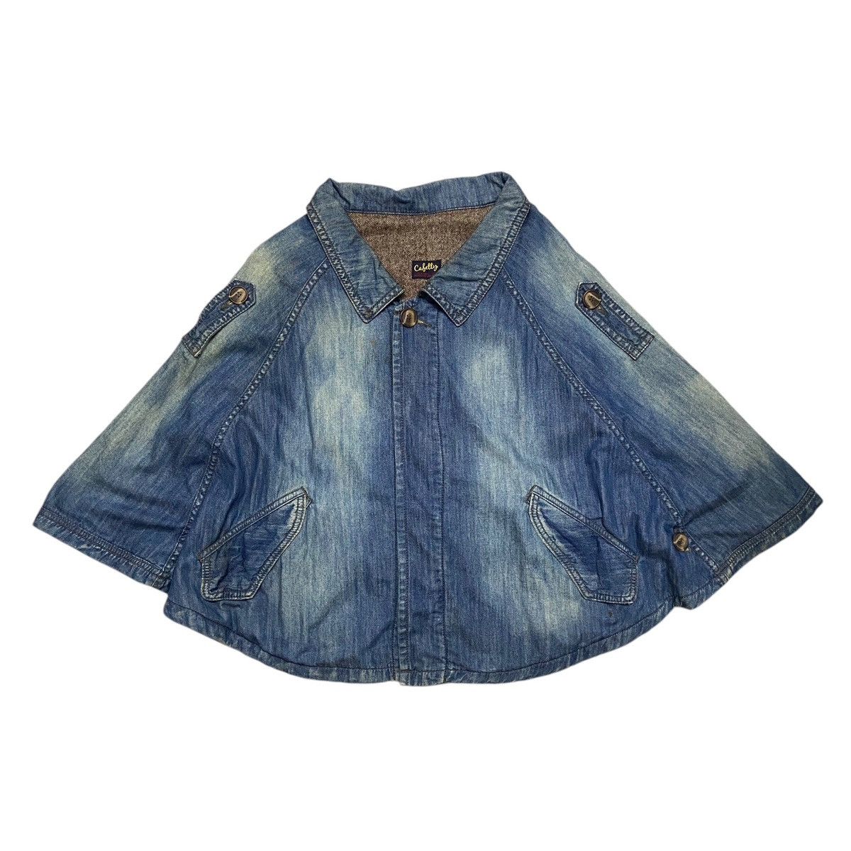 Cafetty Indigo Denim Ponchos