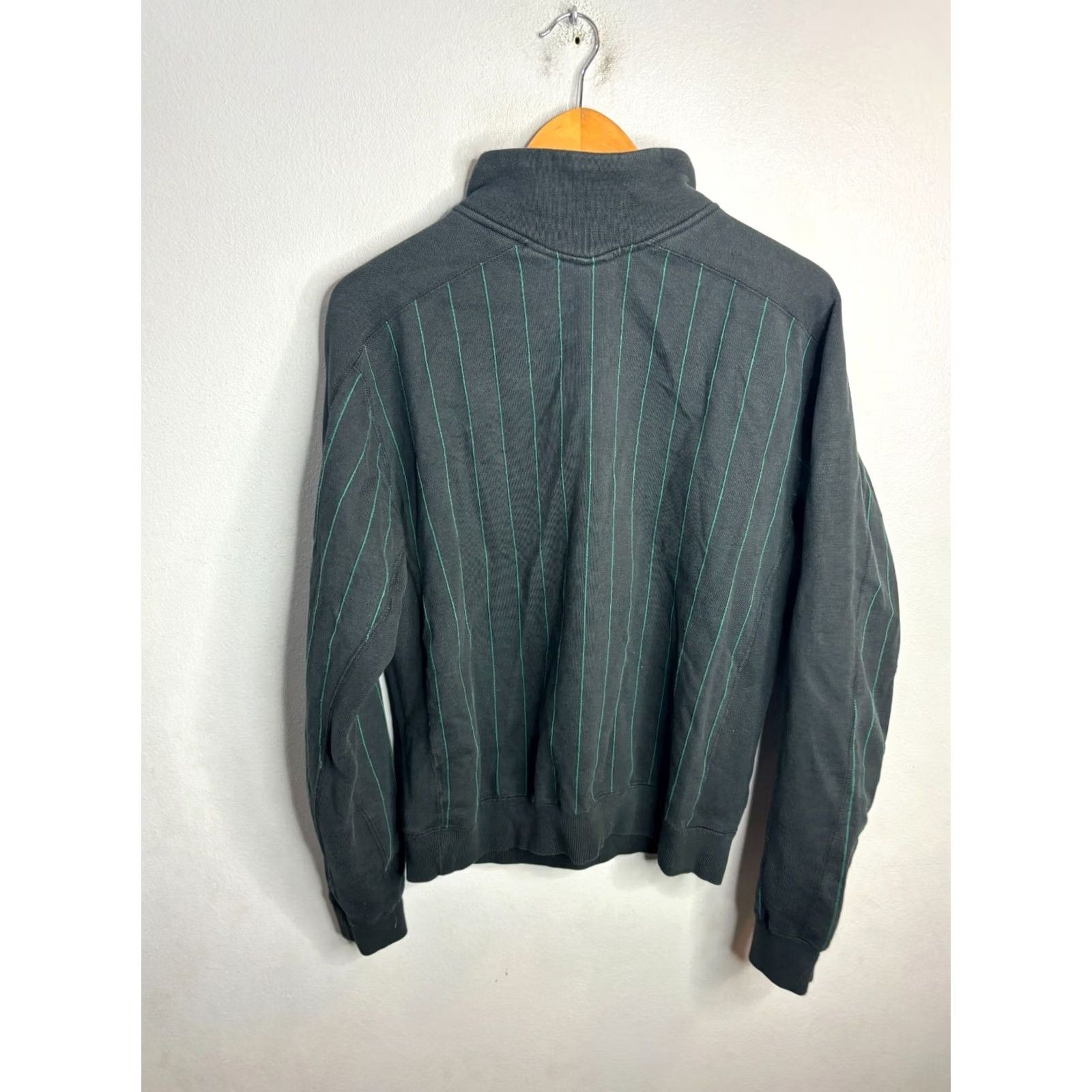 Adidas adidas Tyshawn Jacket Men's S Black Stripe Windbreaker Full Zip Pockets Classic Size US S / EU 44-46 / 1 - 5 Thumbnail
