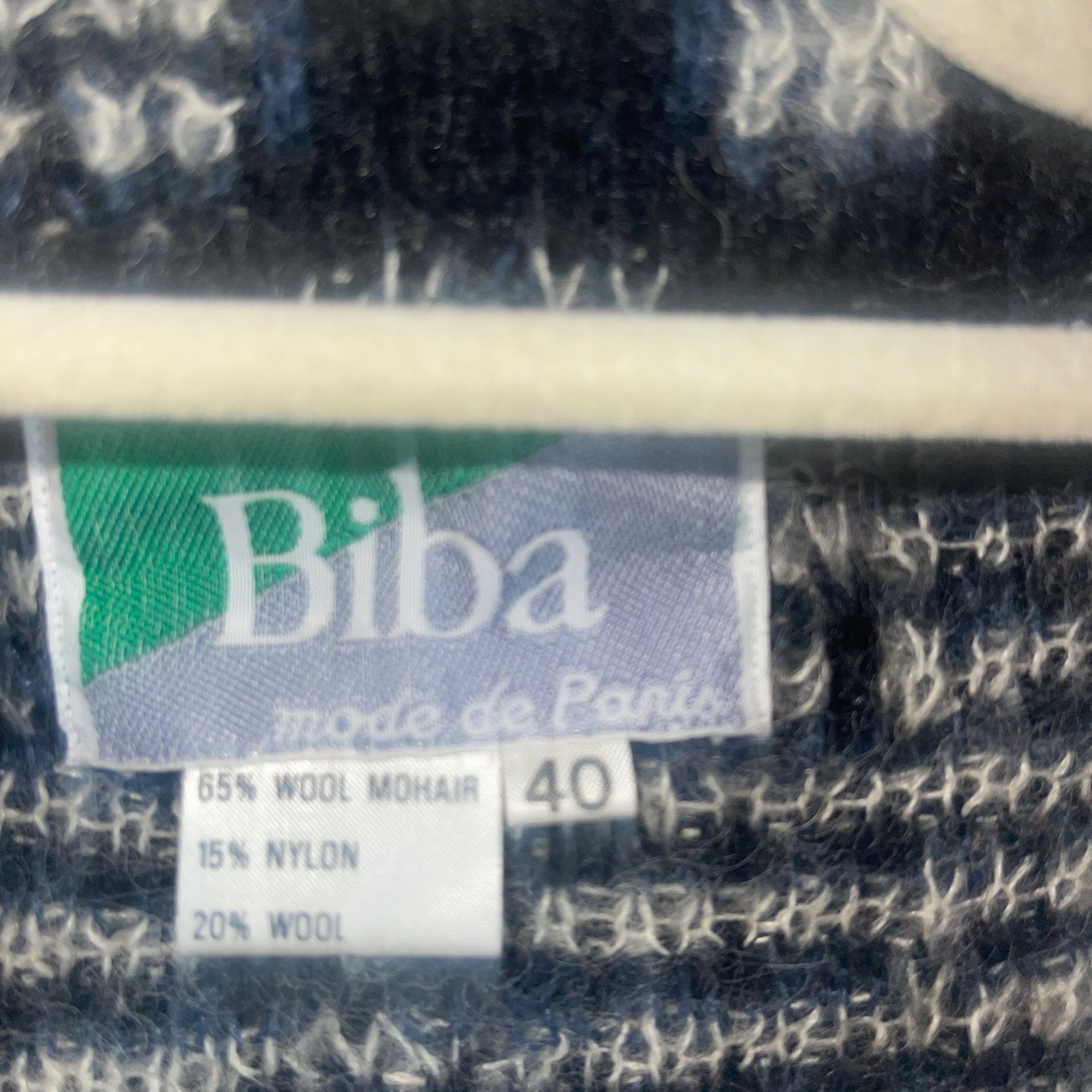 Vintage Biba Vintage Womens Sweater Coat Size 40 Blue Size S / US 4 / IT 40 - 4 Thumbnail